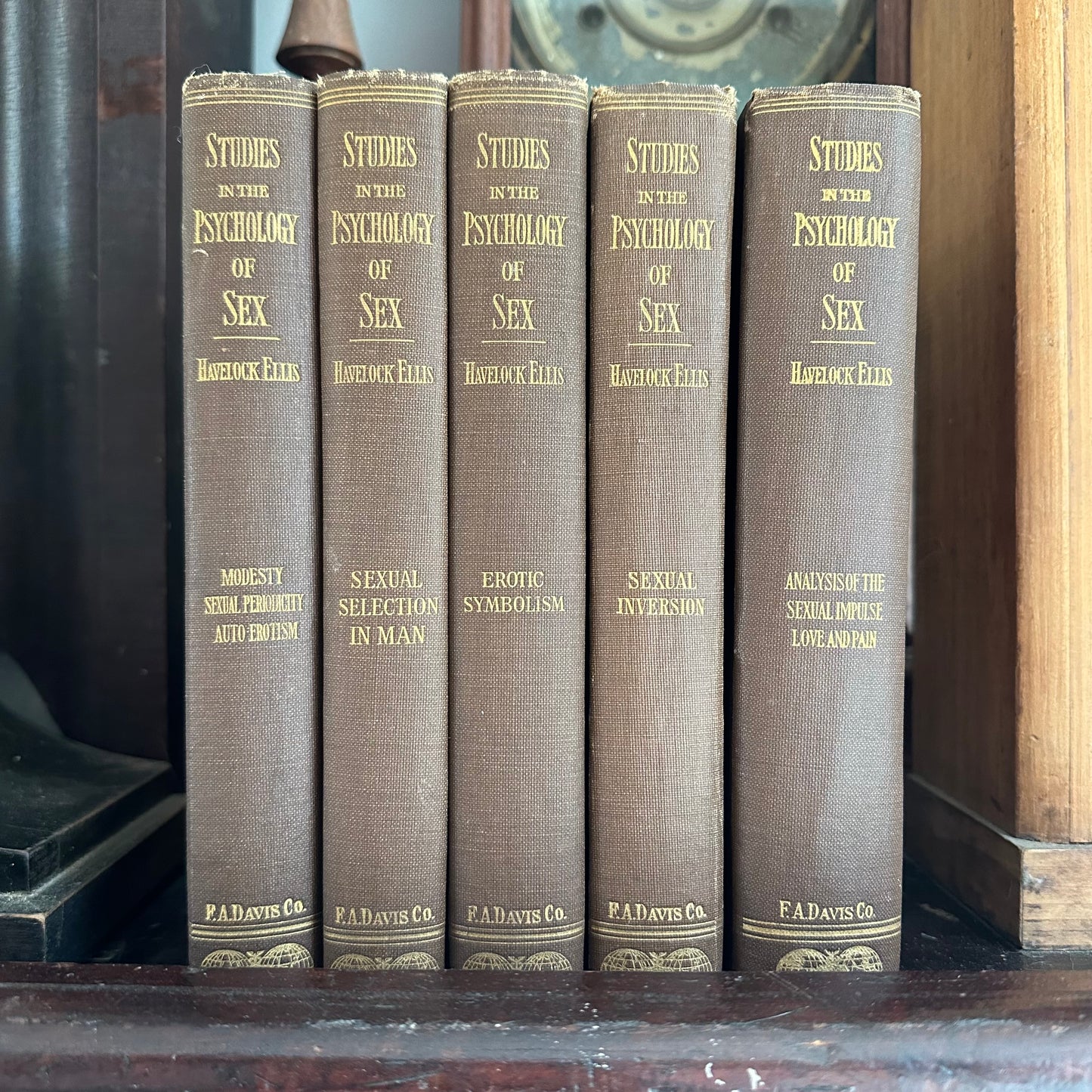 Five Volume Set - Studies in the Psychology of Sex - 1917-1924