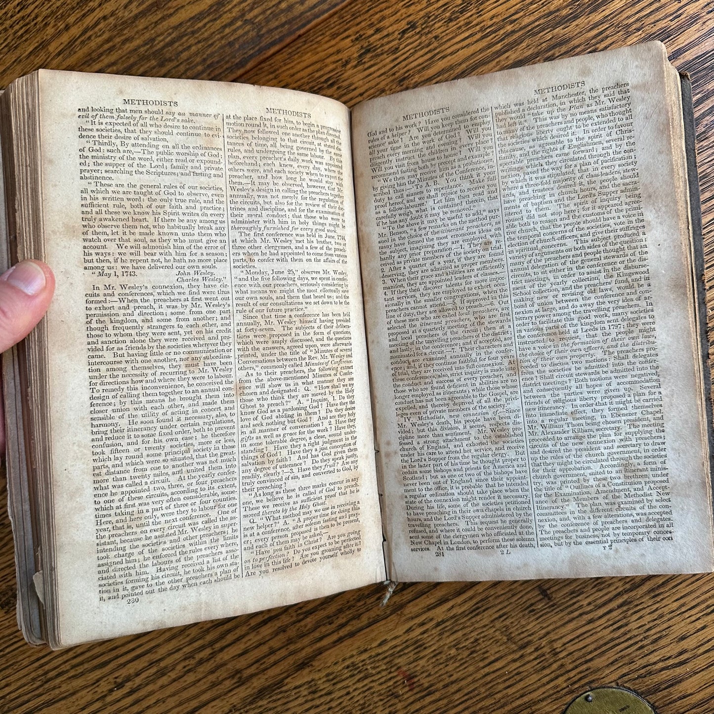 A Collection of 5 Leather-Bound 19th Century Books of Religion