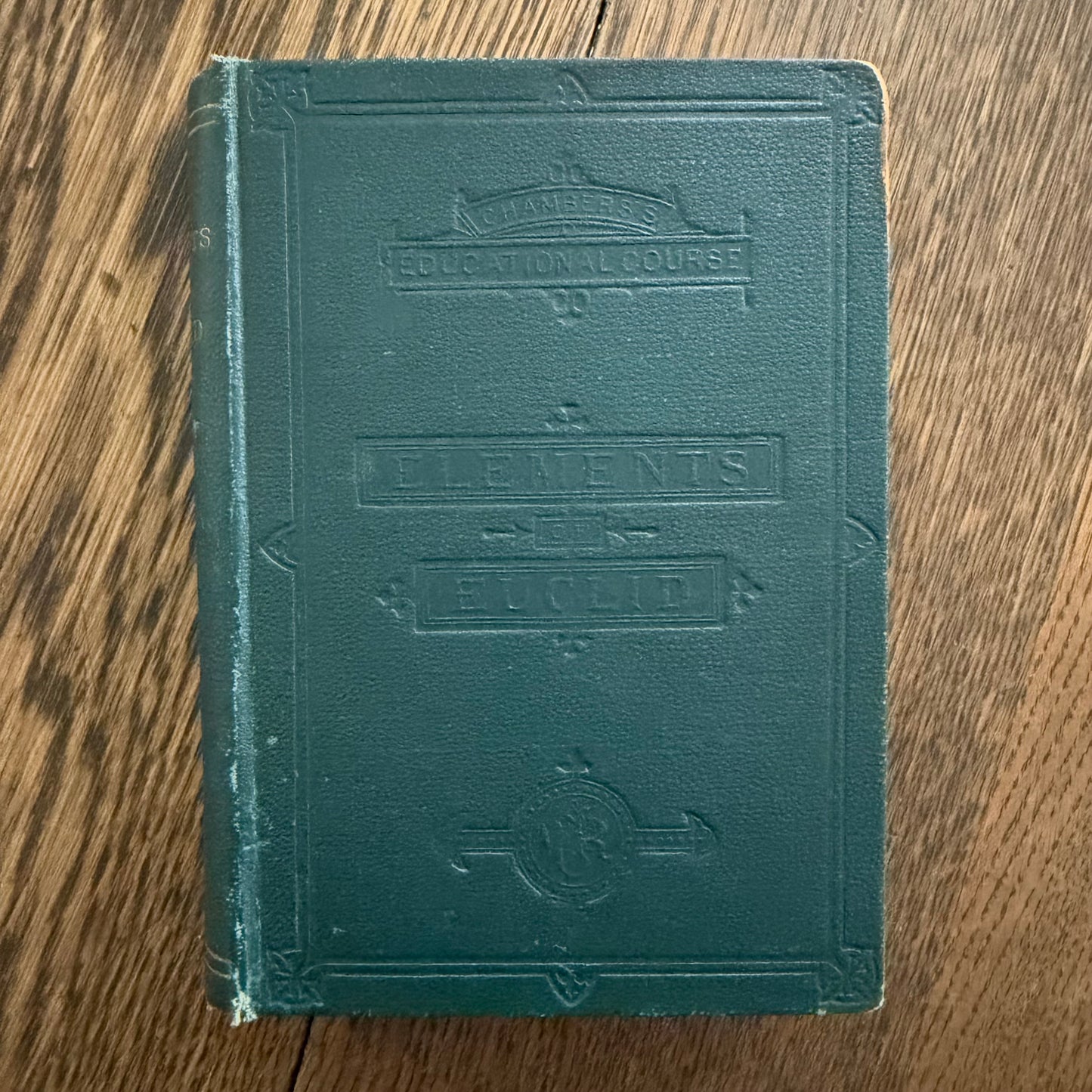 Antique Green Book Collection Set of 7 | Victorian Decorative Books | Boswell Johnson | Browning | Holmes | Euclid | 1881–1904