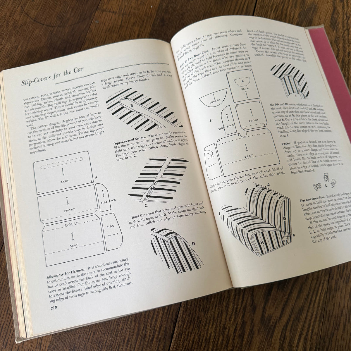 Singer Sewing Book by Mary Brooks Picken - 1951 Vintage Sewing Guide from Singer Sewing Machine Company - Illustrated Hardcover