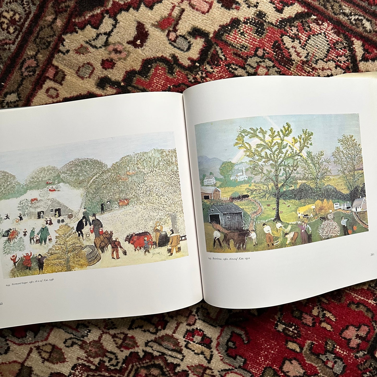 Otto Kallir’s Giant, Vintage Book of Grandma Moses’ Art!