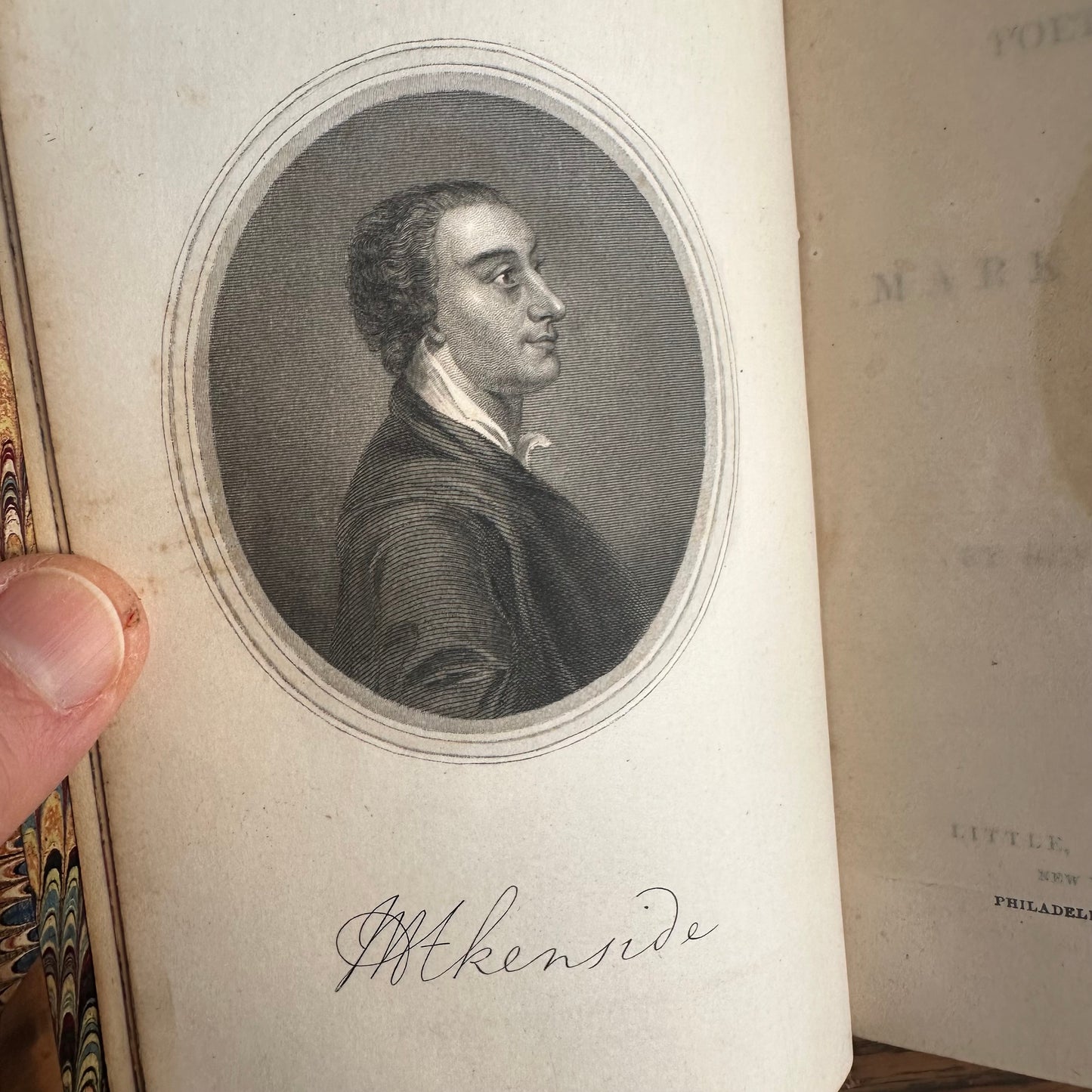 Collection of 19 Volumes from The British Poets Series - 1854-59