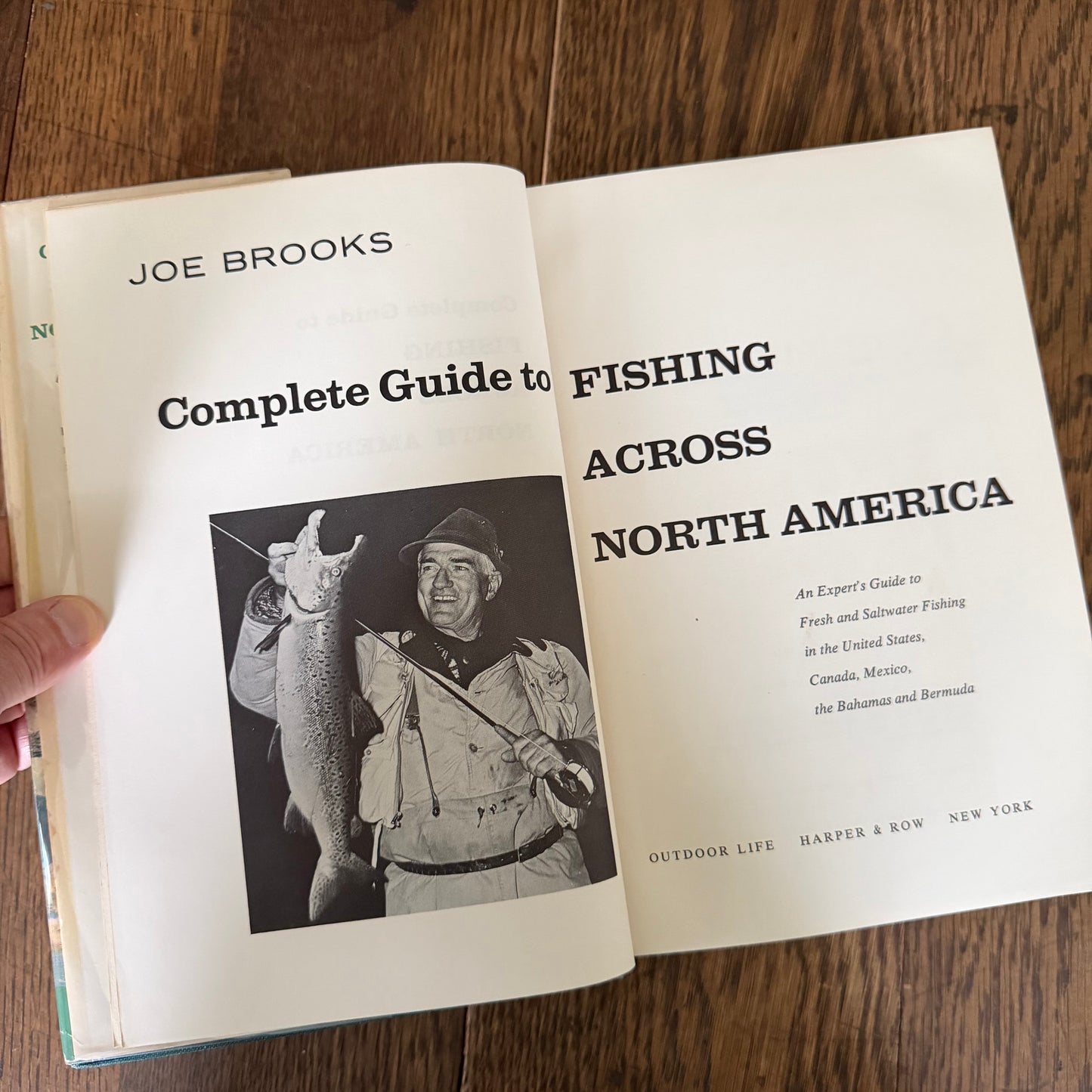 Outdoor Life’s Complete Guide to Fishing Across North America by Joe Brooks - 1971 Vintage Fishing Hardcover Book