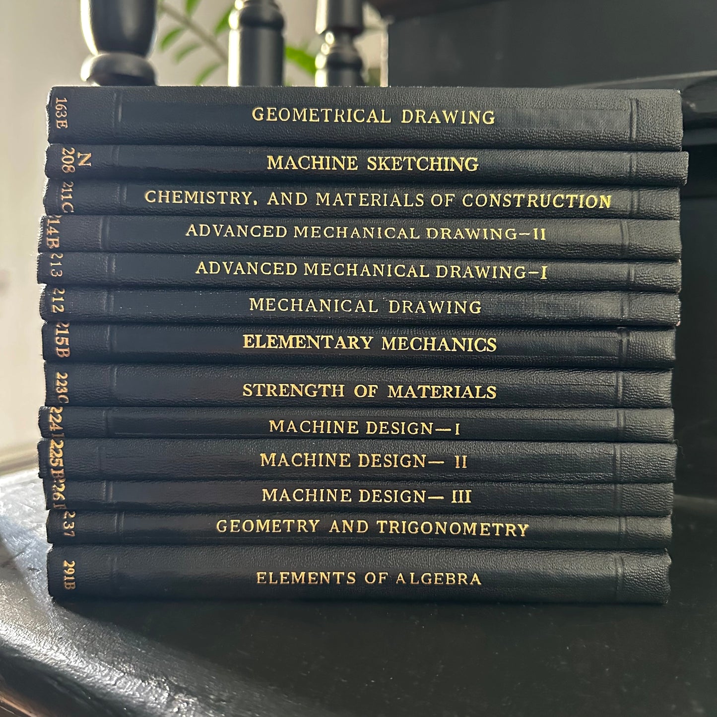 A Set of 13 Vintage Math & Mechanics Textbooks from the International Textbook Co. - 1928-45