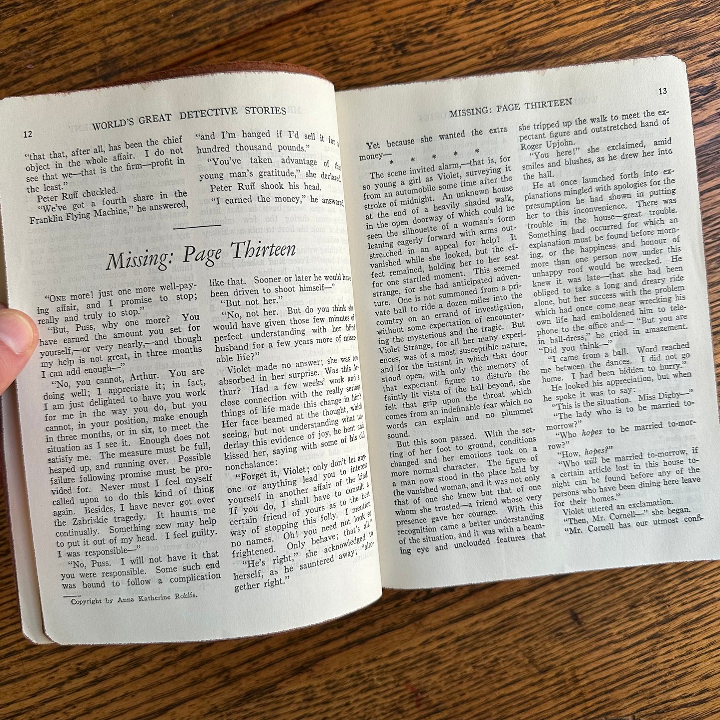 A Set of 2 Antique Leather-Bound Books of Mystery and Intrigue - 1927-28