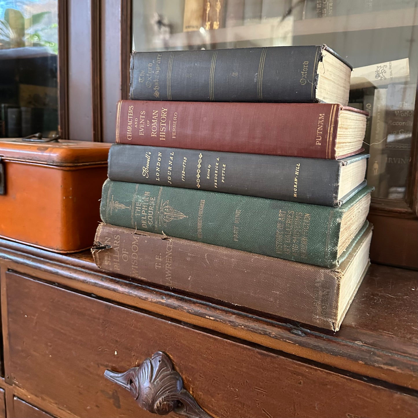 Antique Collection of 5 BIG Books