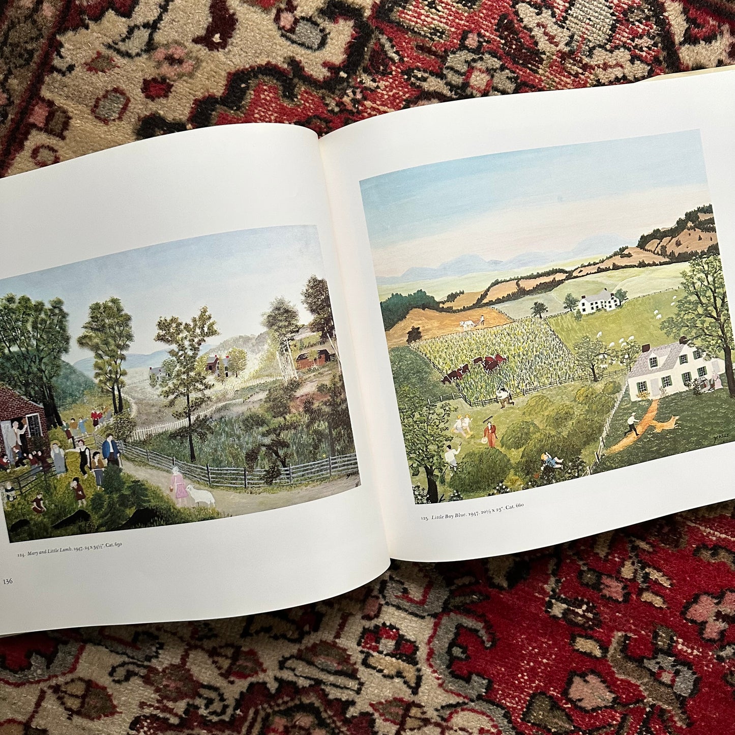 Otto Kallir’s Giant, Vintage Book of Grandma Moses’ Art!