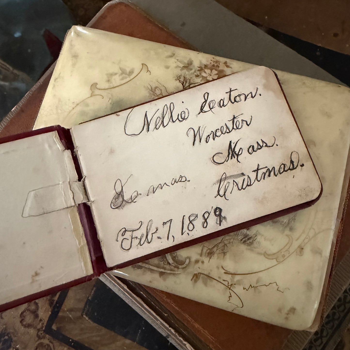 Victorian Autograph Albums 1889–1914 + 1930s Scrapbook + 1928 Ledger + NH Court Record Book Antique Paper Ephemera Collection