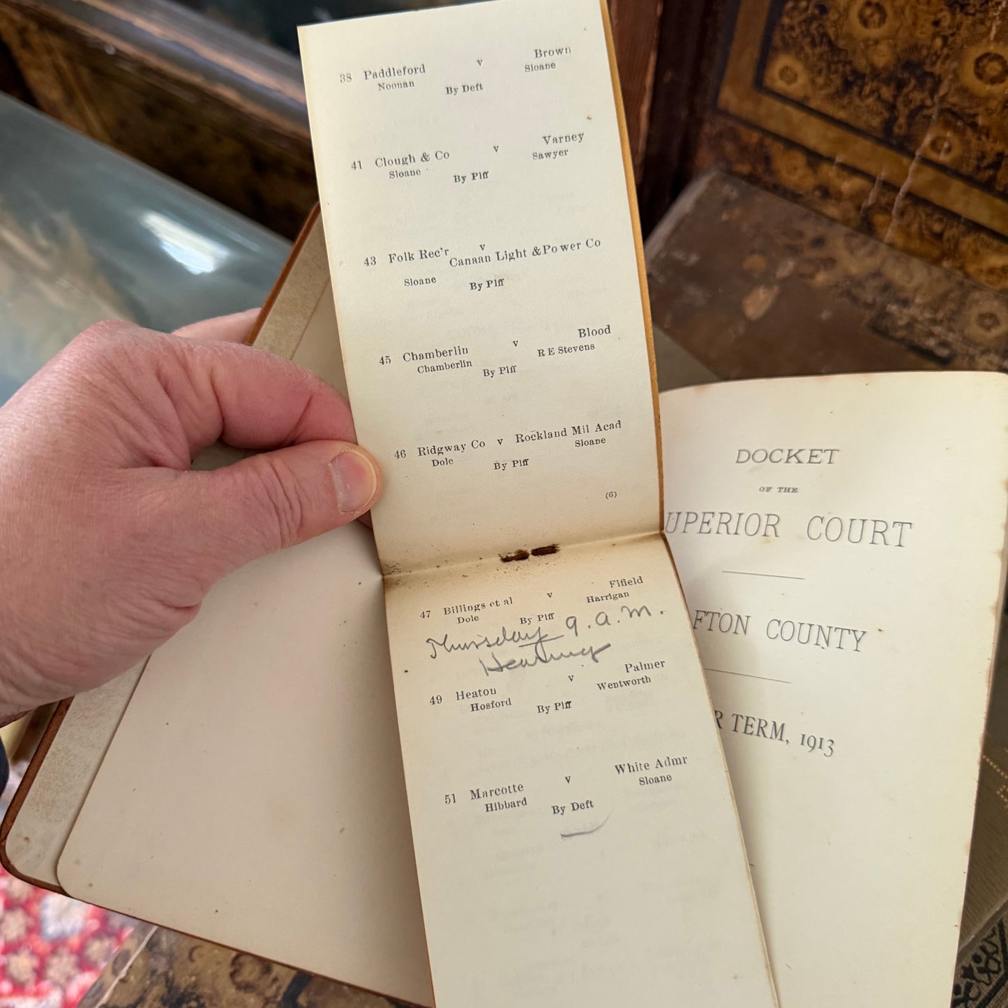 Victorian Autograph Albums 1889–1914 + 1930s Scrapbook + 1928 Ledger + NH Court Record Book Antique Paper Ephemera Collection
