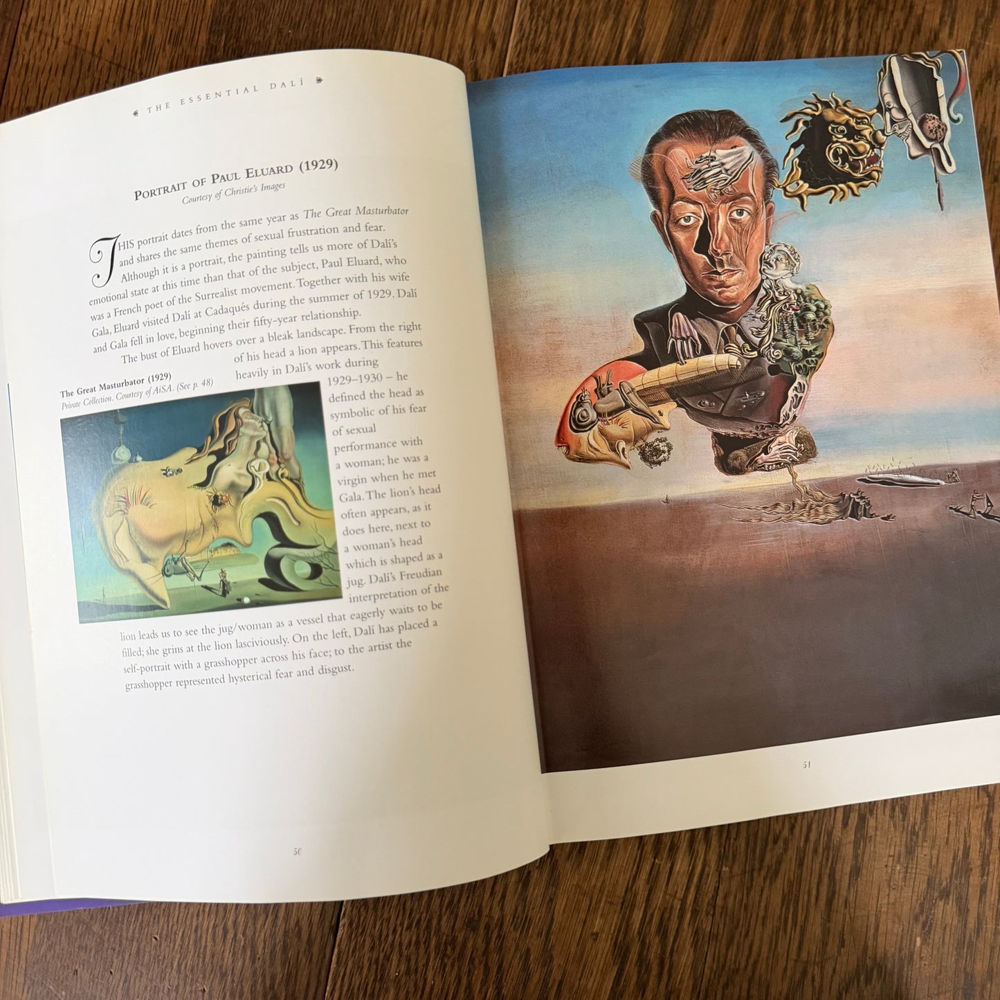 Essential Dali by Kirsten Bradbury - Salvador Dalí Vintage Illustrated Art Coffee Table Book