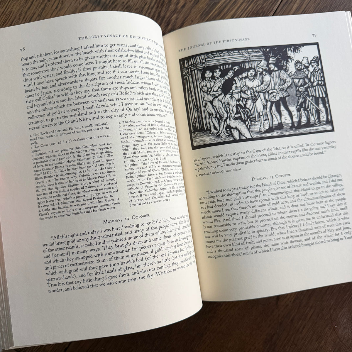 Journals & Other Documents on the Life & Voyages of Christopher Columbus, 1963 — Samuel Eliot Morison, Illustrated by Lima de Freitas | Heritage Press