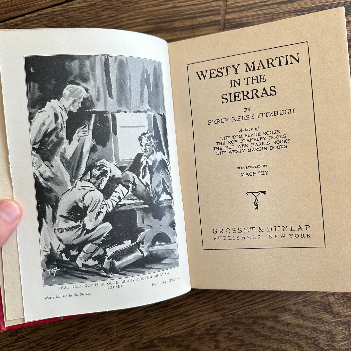 Set of 2 Westy Martin Books for Boys from the 20s and 30s!