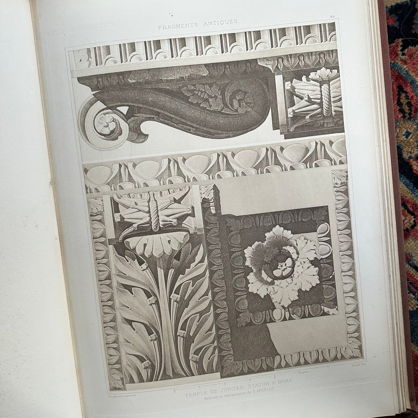 Fragments D’Architecture Antique - 2 Vol. Set - 1897 & 1905