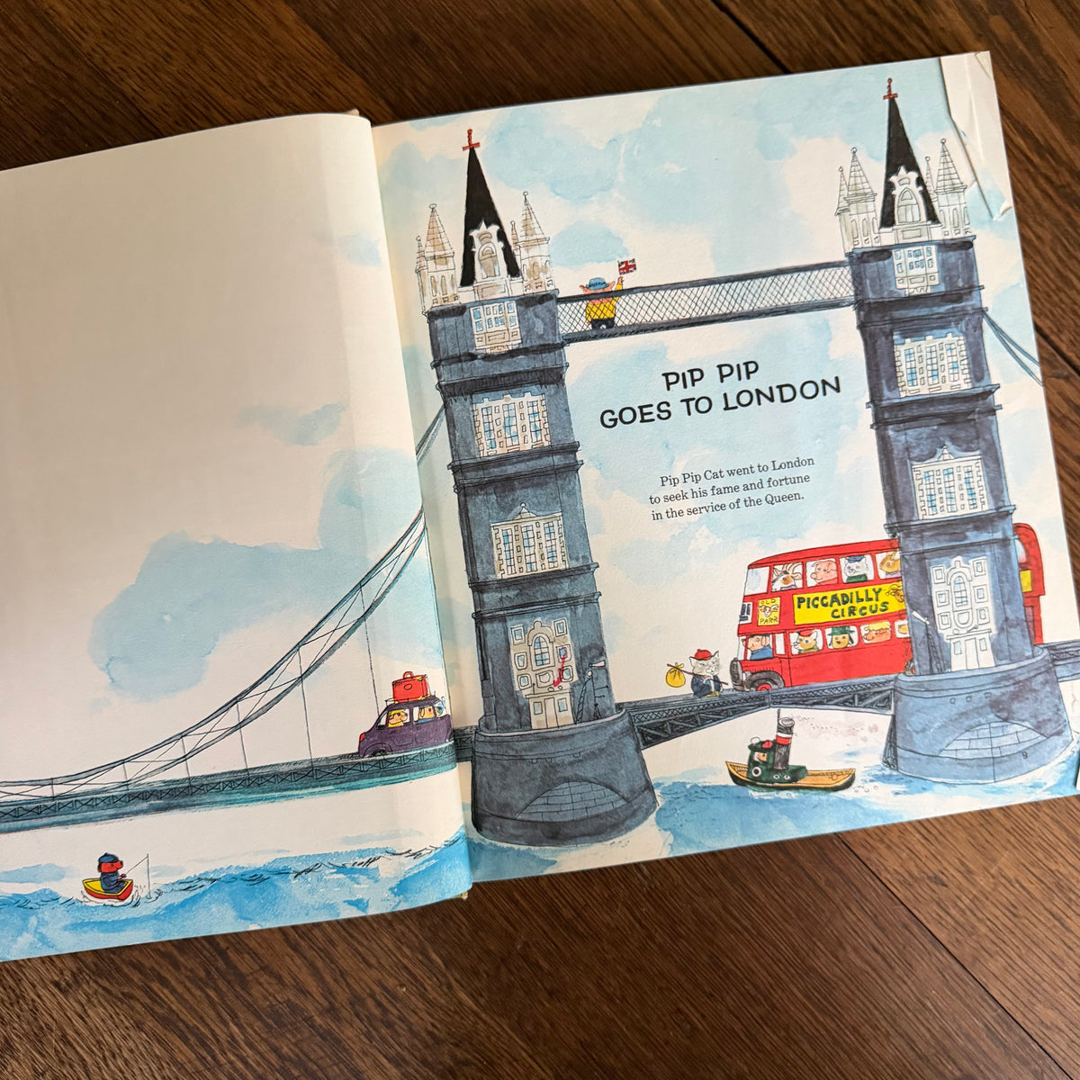 Richard Scarry Books Set of 2, Going Places & Fun with Words, 1971 Look & Learn Library, Golden Press