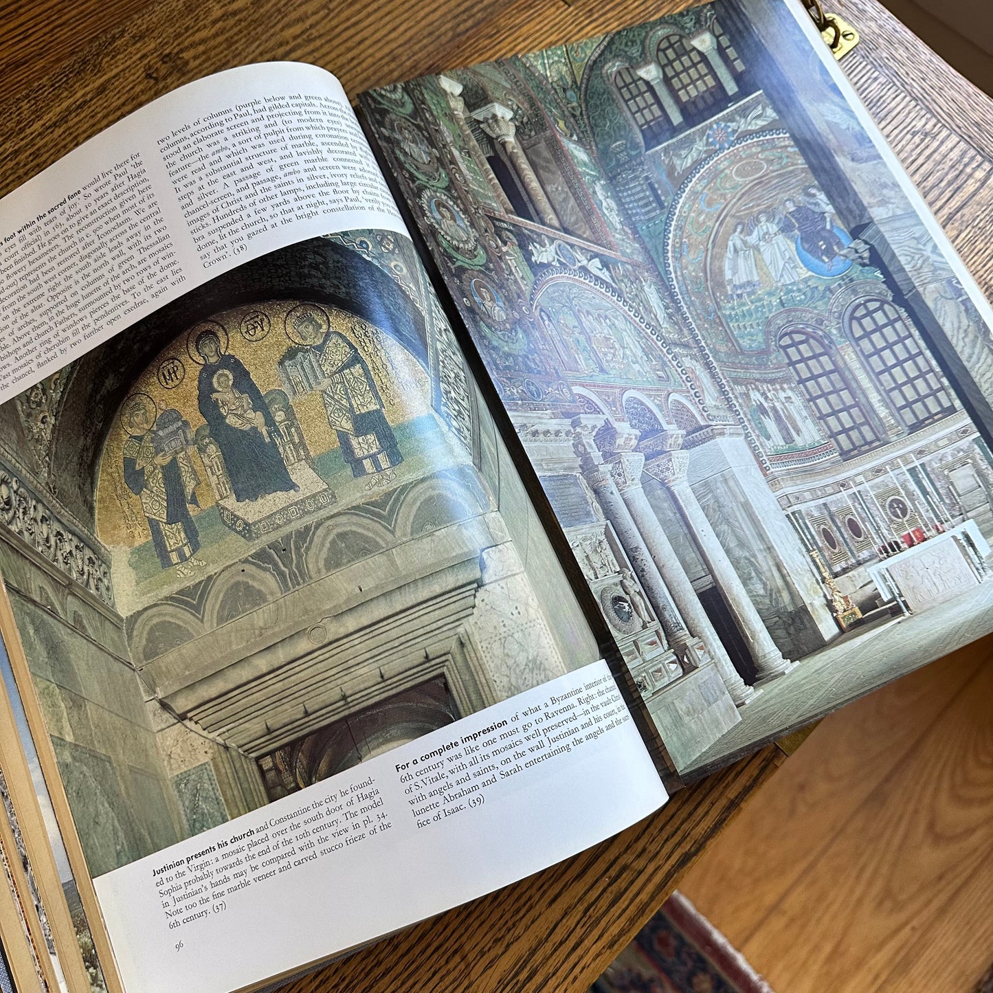 A Set of 4 Vintage Coffee Table Books in Shades of Green and Blue!