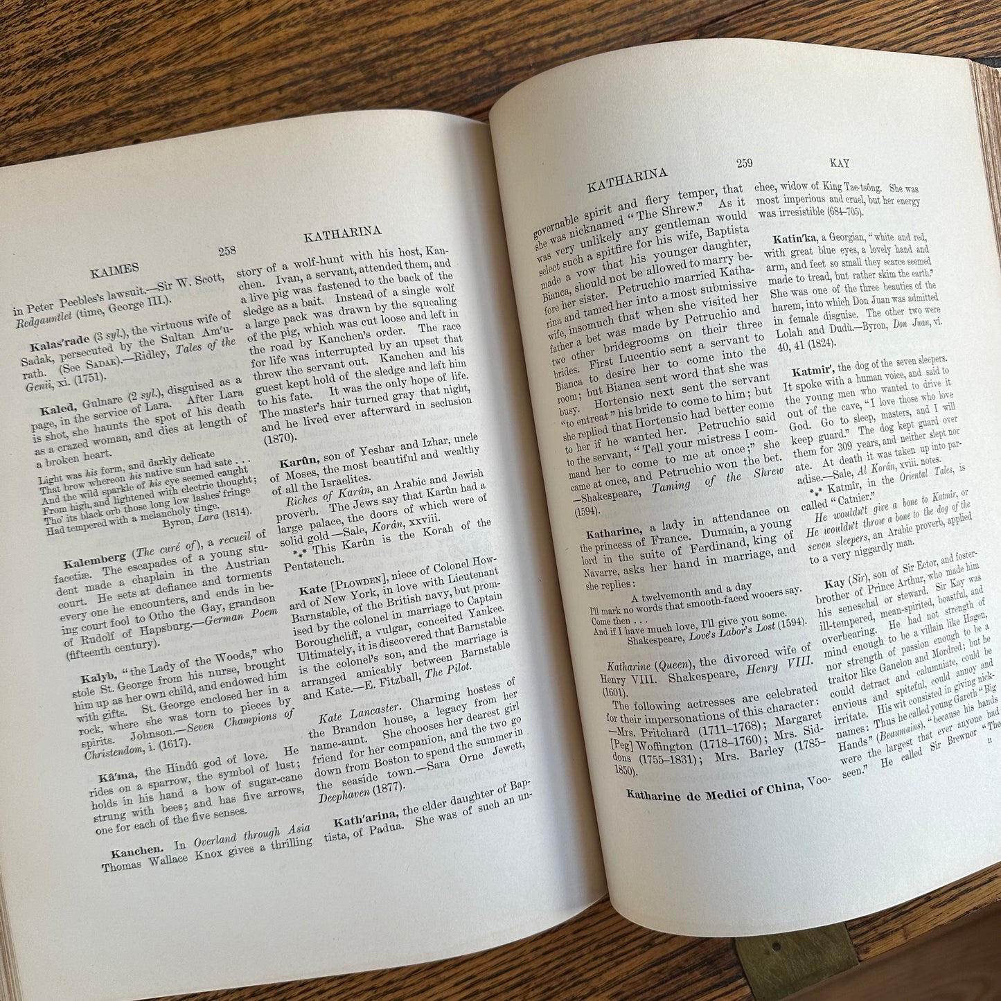 Character Sketches of Romance, Fiction and the Drama – 4-Volume Set – 1892 -1896 – Selmar Hess – Rev. E. Cobham Brewer