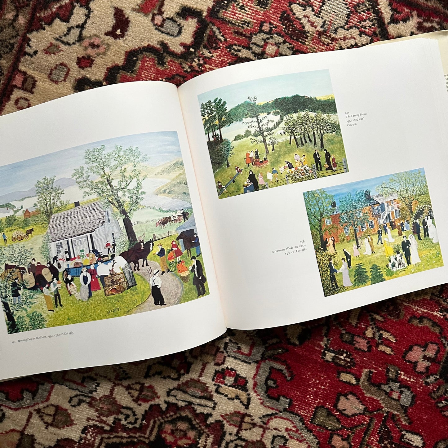 Otto Kallir’s Giant, Vintage Book of Grandma Moses’ Art!