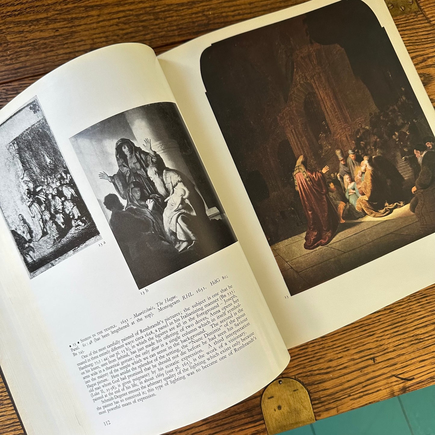 Vintage 1960 Rembrandt Claude Roger-Marx Art Book Universe Books NY Illustrated Fine Art Monograph Dutch Master Painting Hardcover