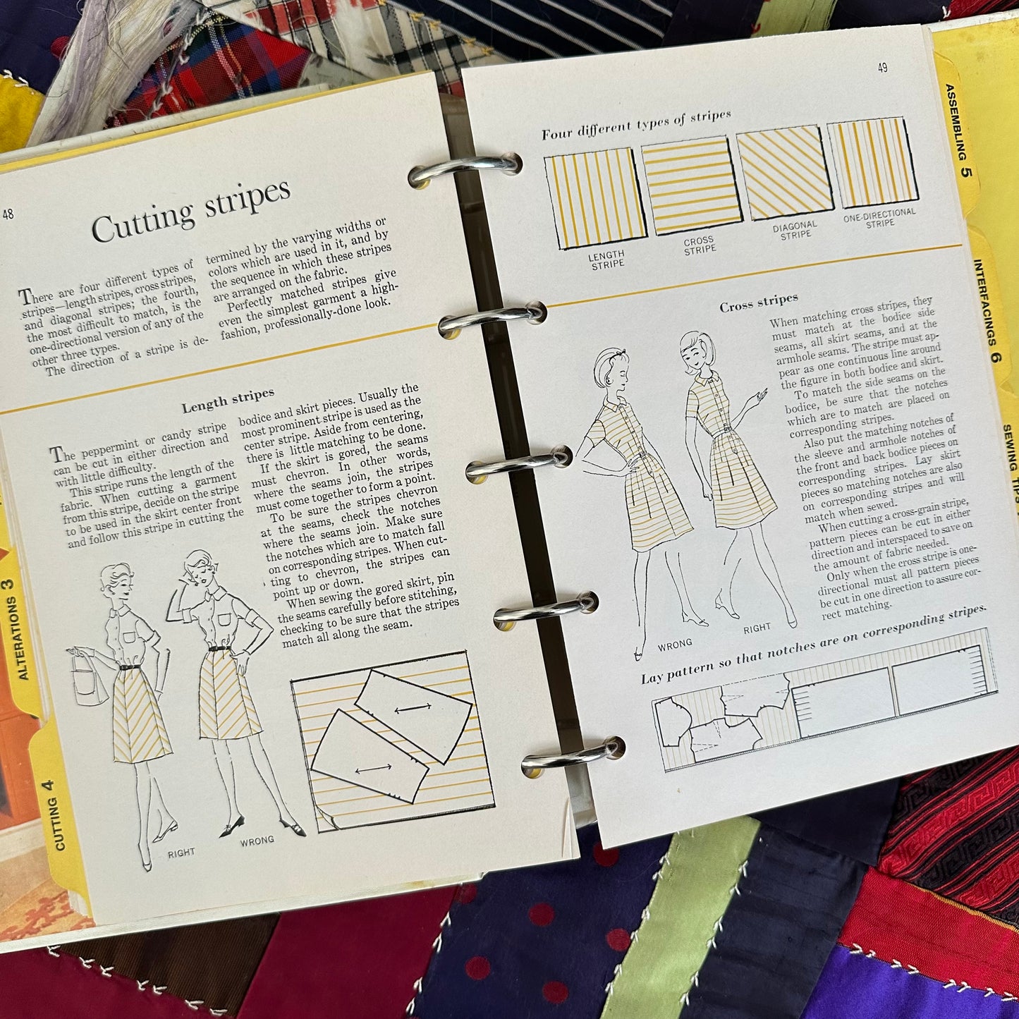 The 1970 Better Homes and Gardens Sewing Book Binder