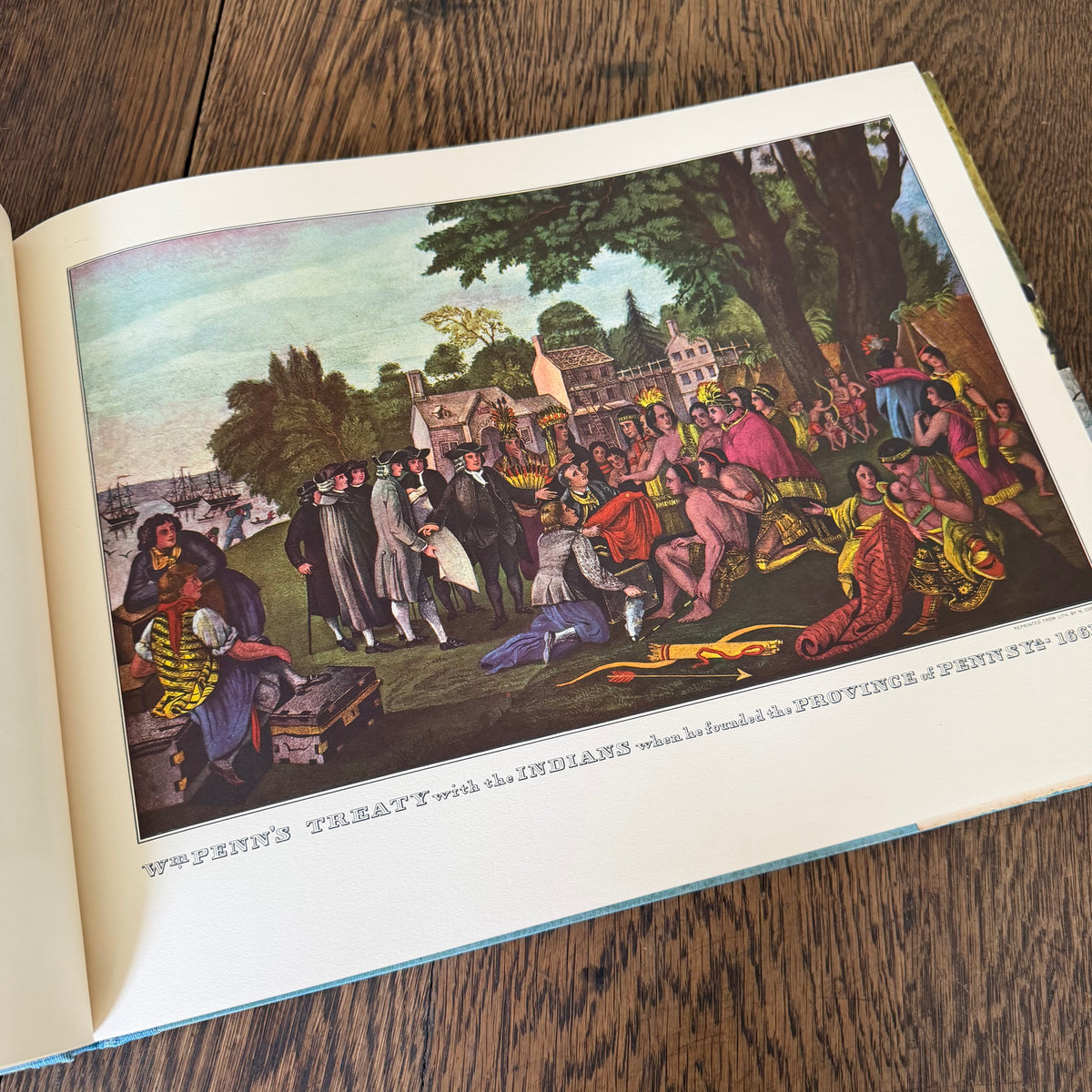 A Currier & Ives Treasury 1955 Colin Simkin | 80 Full Color Prints Americana Art Book Oversized 12x16 Vintage Coffee Table Book Independence Day Decor