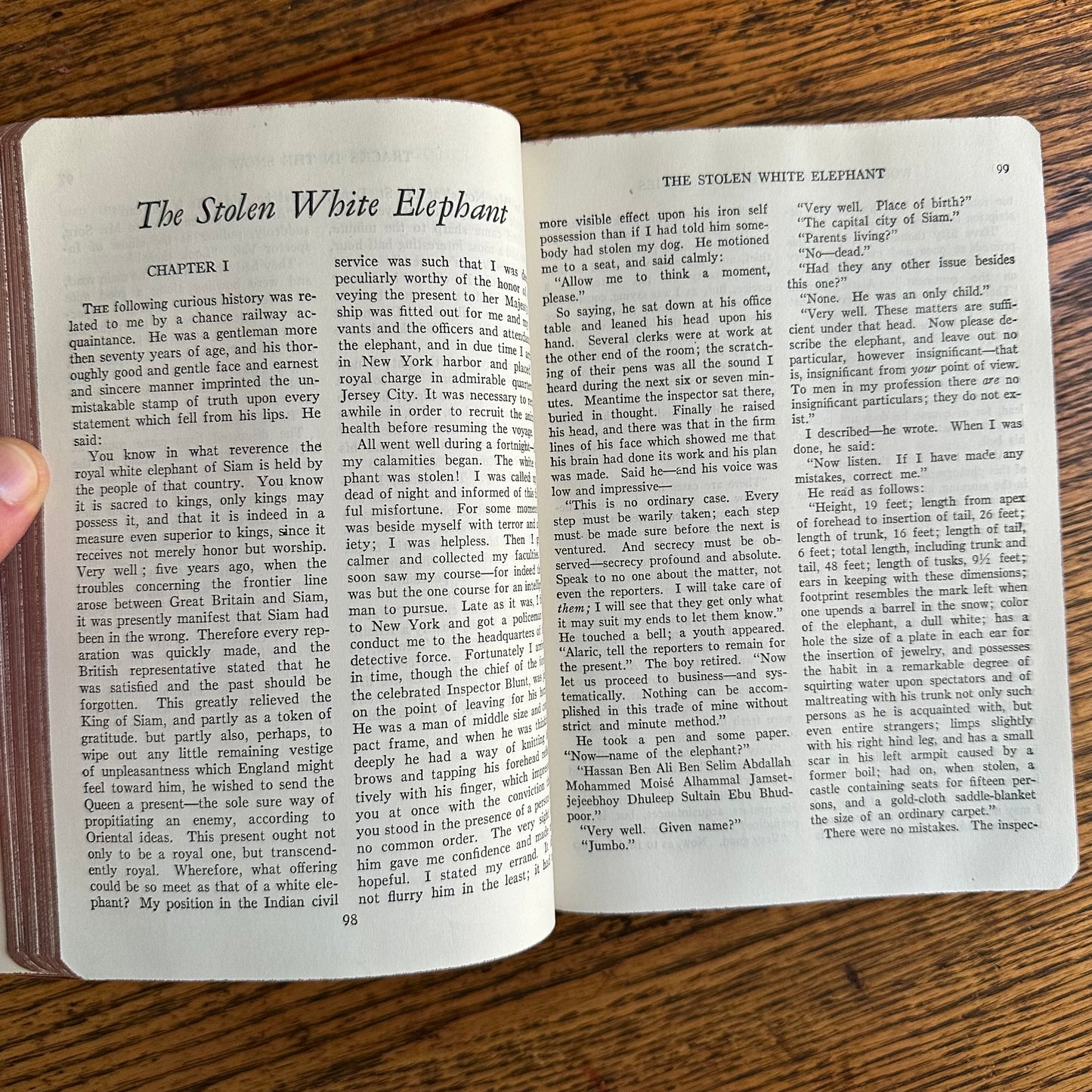 A Set of 2 Antique Leather-Bound Books of Mystery and Intrigue - 1927-28