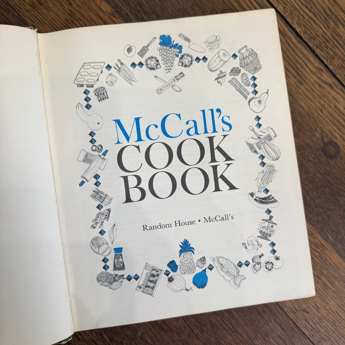 McCall’s Cook Book, 1963 10th Printing, Random House, Vintage Mid-Century, 786 Illustrated Pages