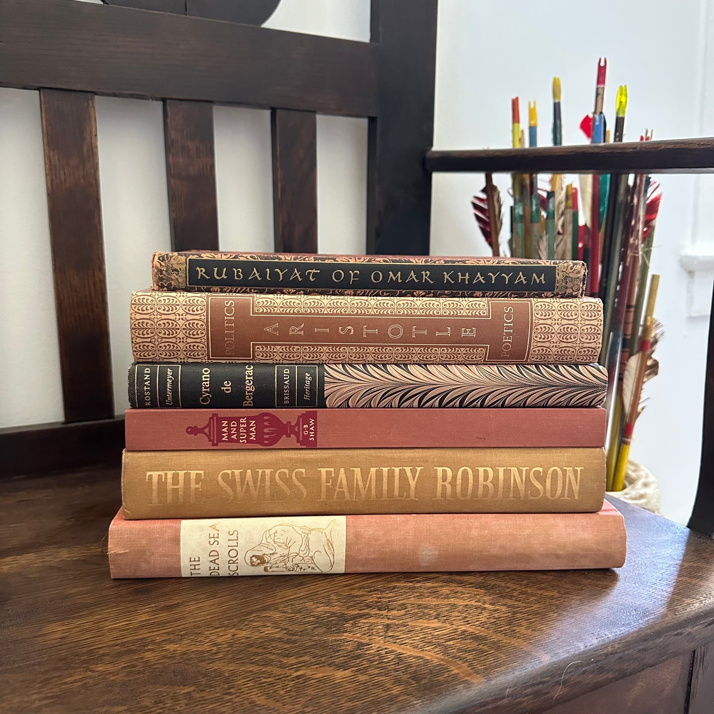A Set of 6 Illustrated Vintage Classics