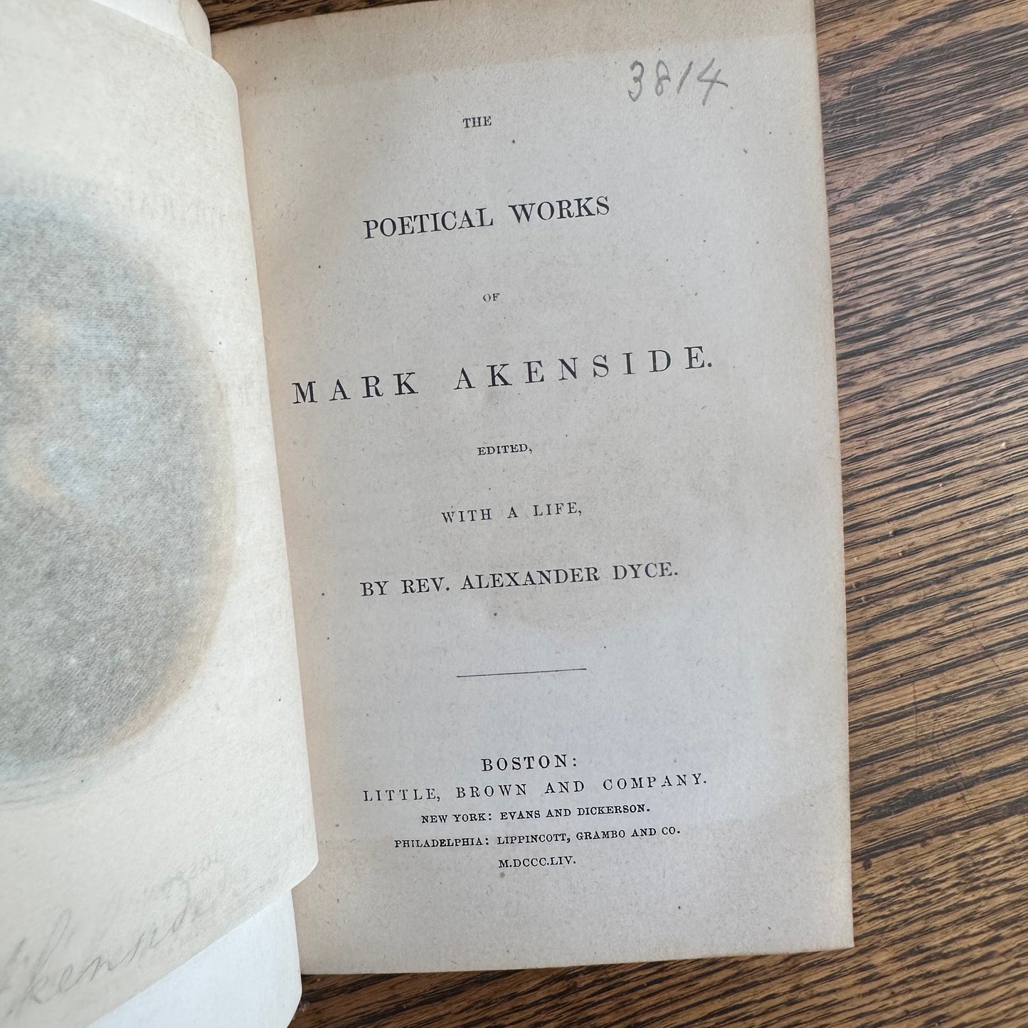 Collection of 19 Volumes from The British Poets Series - 1854-59