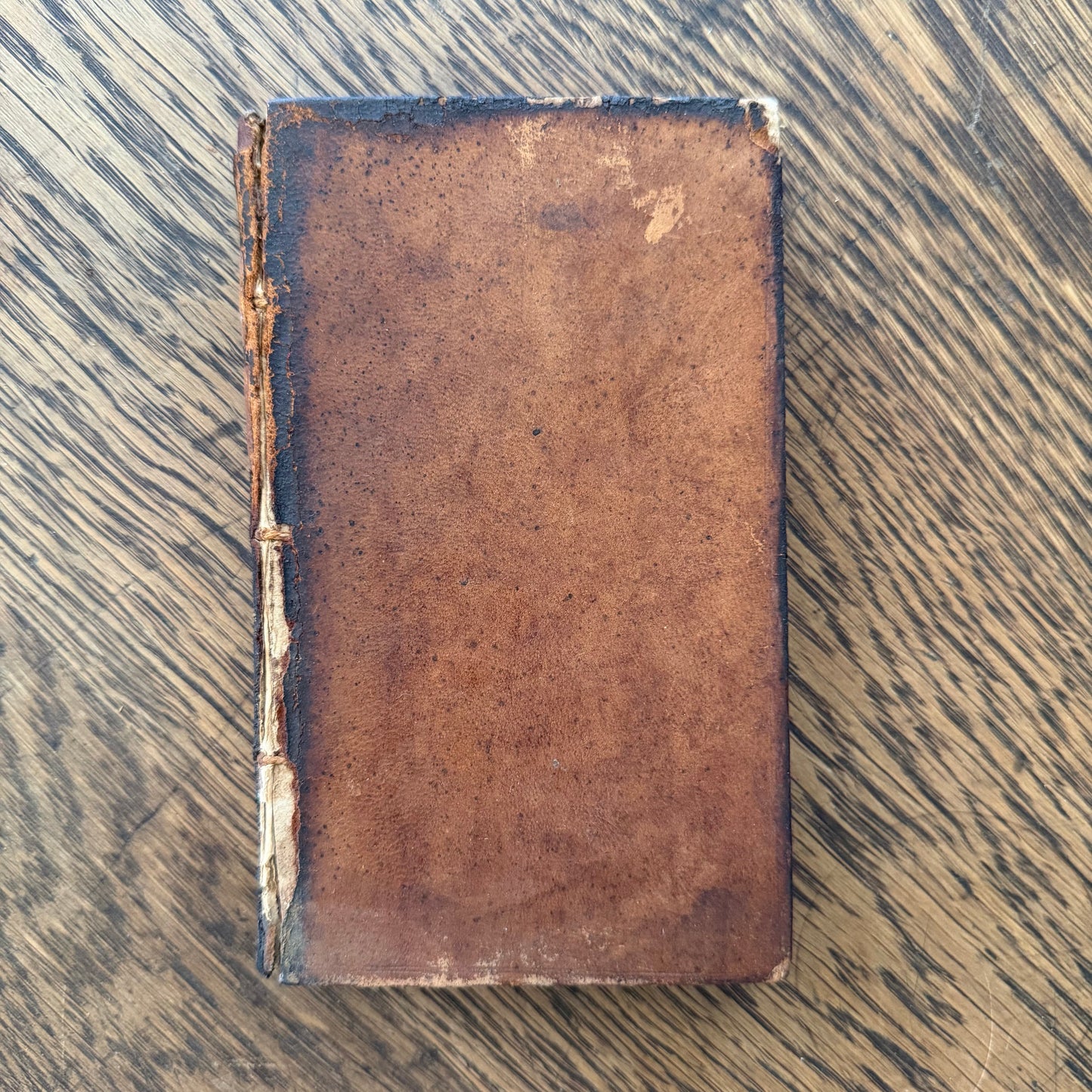 Antique Leather Bound Books Set of 5 | 1700s–1900s Decor Collection | Tristram Shandy 1772 | Fielding 1782 | Crandall 1909 | Apothecary Book
