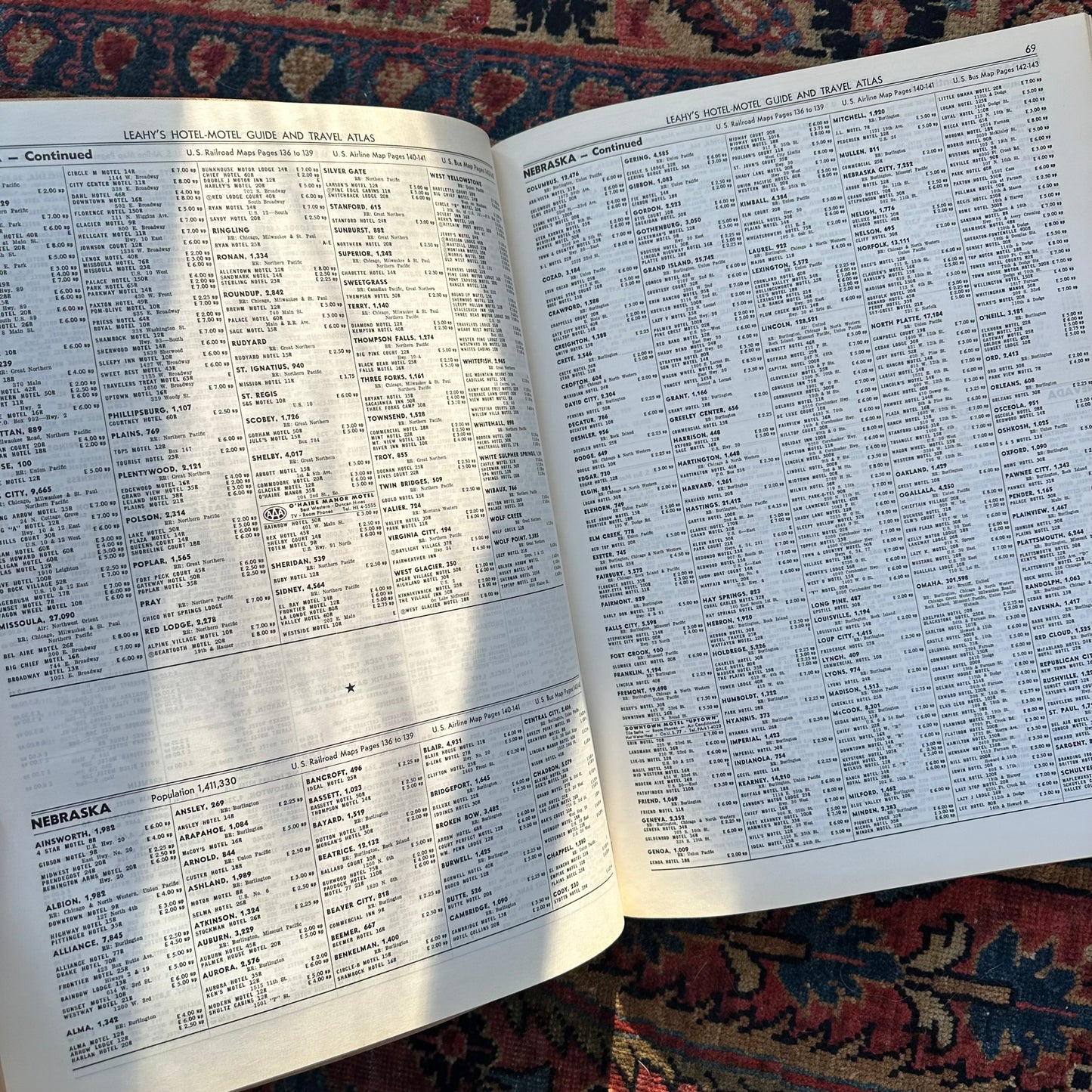 Leahy’s 1961 Hotel & Motel Guide and Travel Atlas
