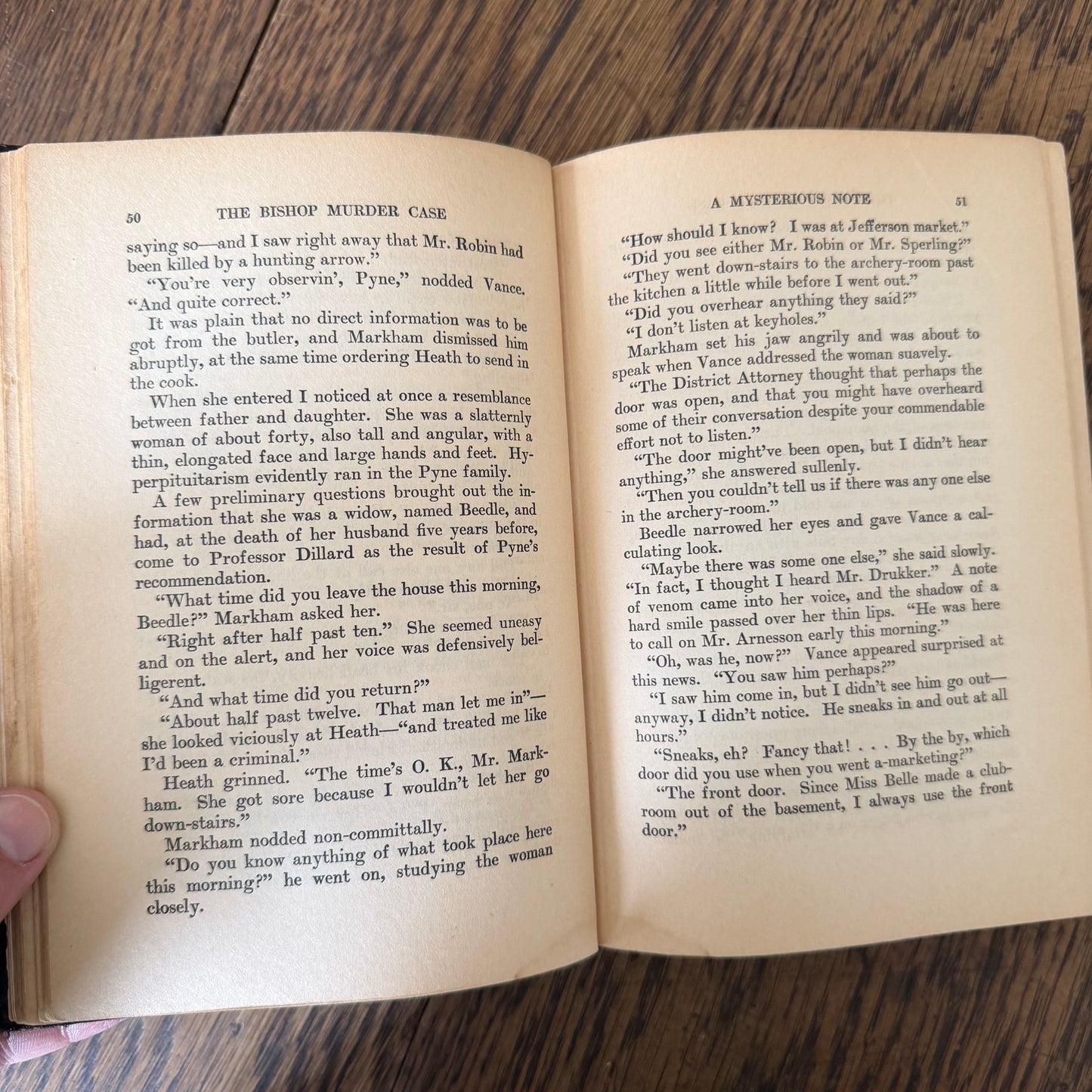 Set of 6 Philo Vance Vintage Mystery Books by S.S. Van Dine - 1927-1939