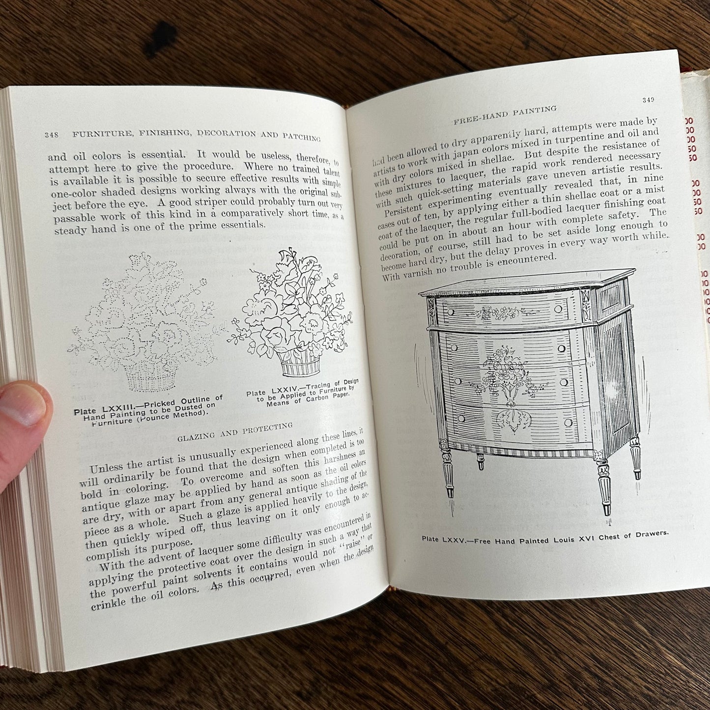Furniture Finishing, Decoration & Patching, Pattou & Vaughn 1944 Hardcover Book