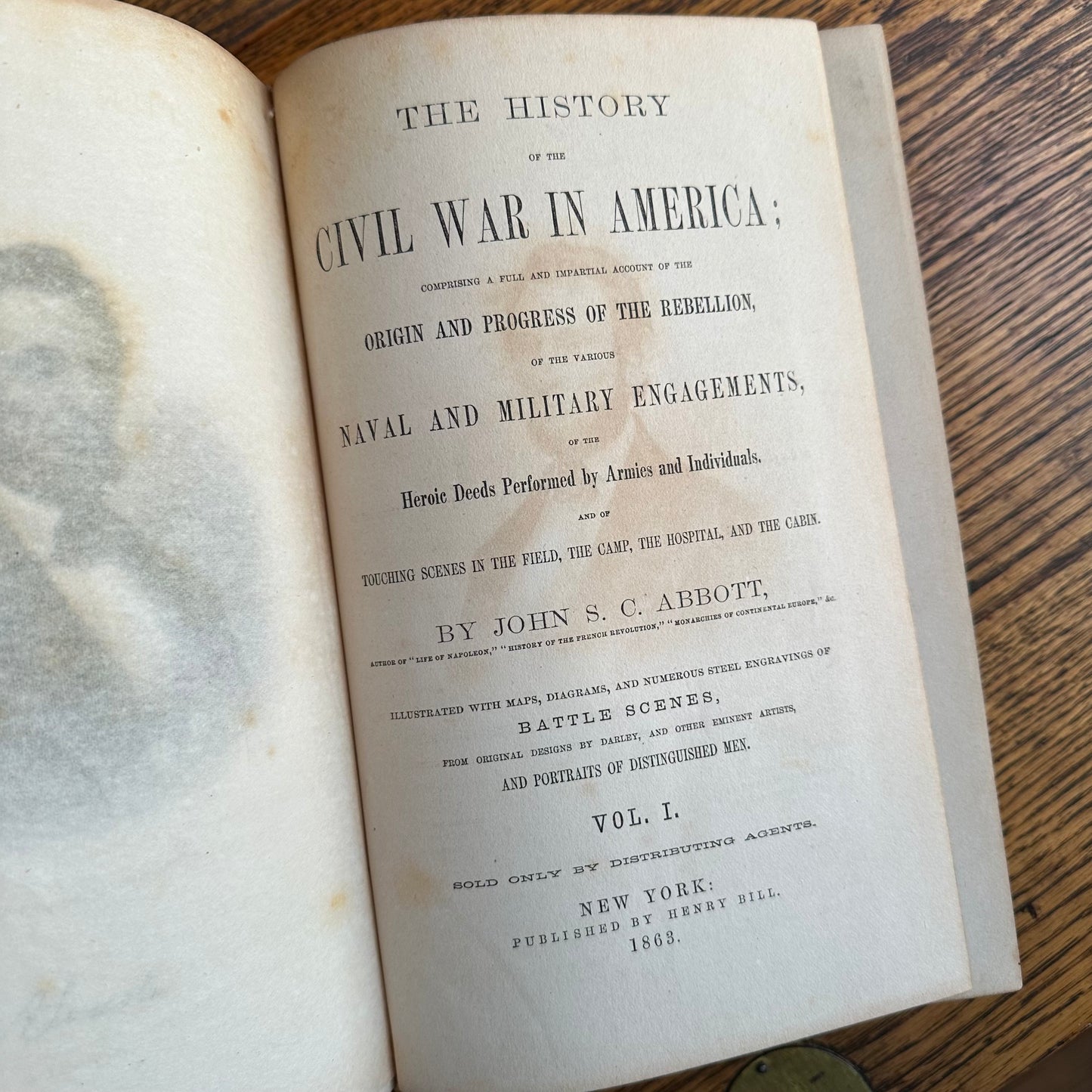 The History of the Civil War in America - A 2-Volume Leather-Bound Set - 1863-1868