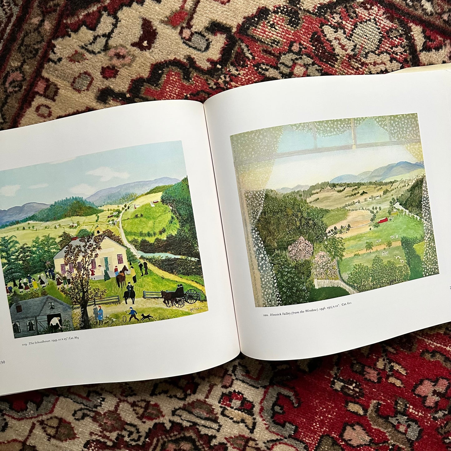 Otto Kallir’s Giant, Vintage Book of Grandma Moses’ Art!