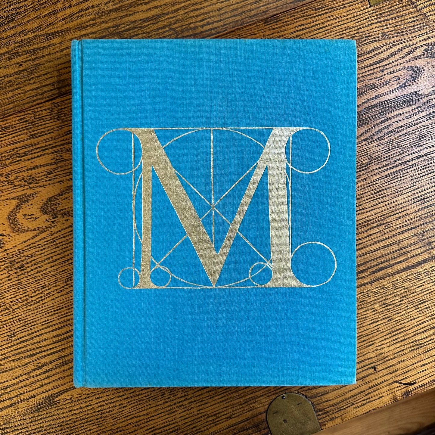 A Set of 4 Vintage Coffee Table Books in Shades of Green and Blue!