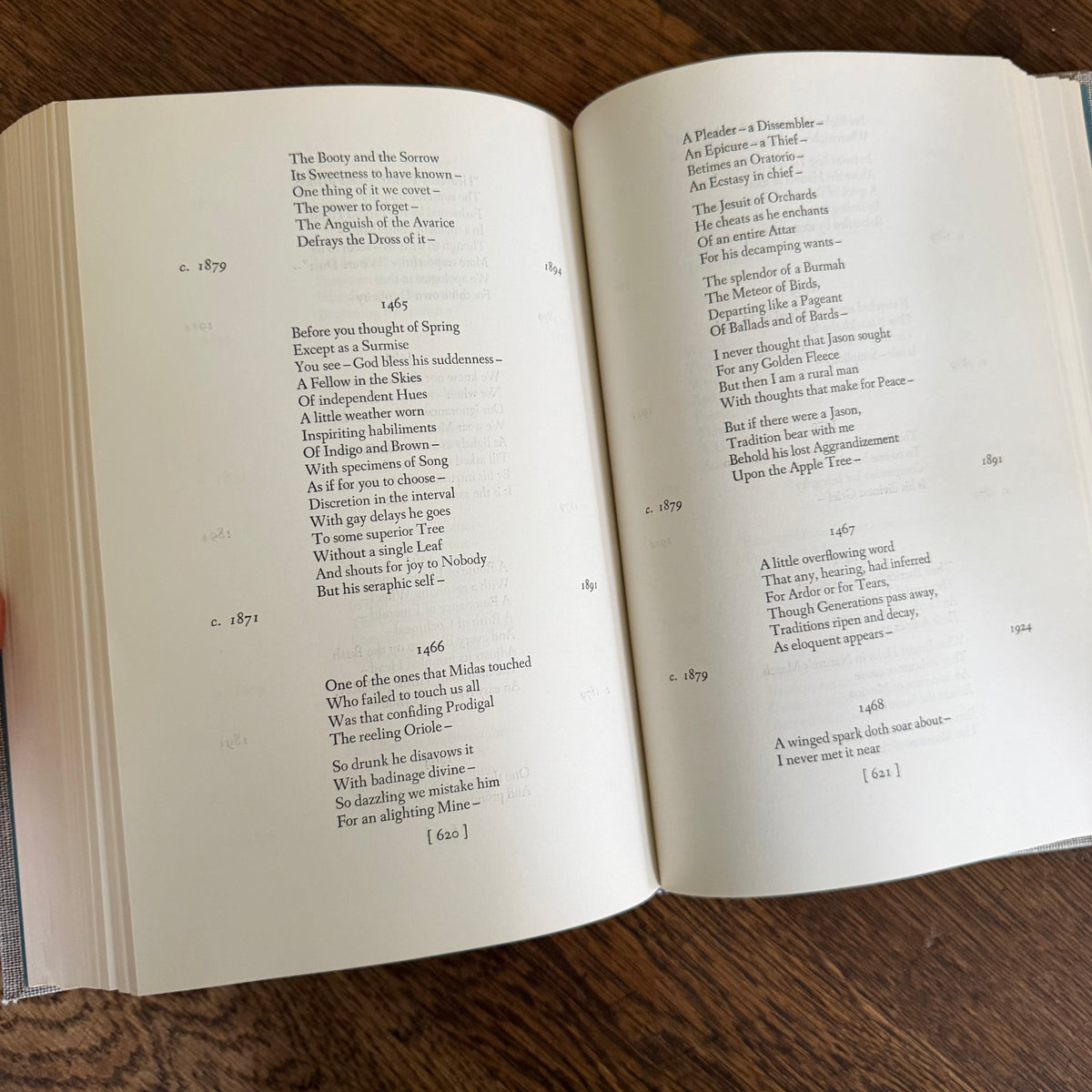 The Complete Poems of Emily Dickinson, Edited by Thomas H. Johnson, 1960 - Little Brown, 1,775 Poems