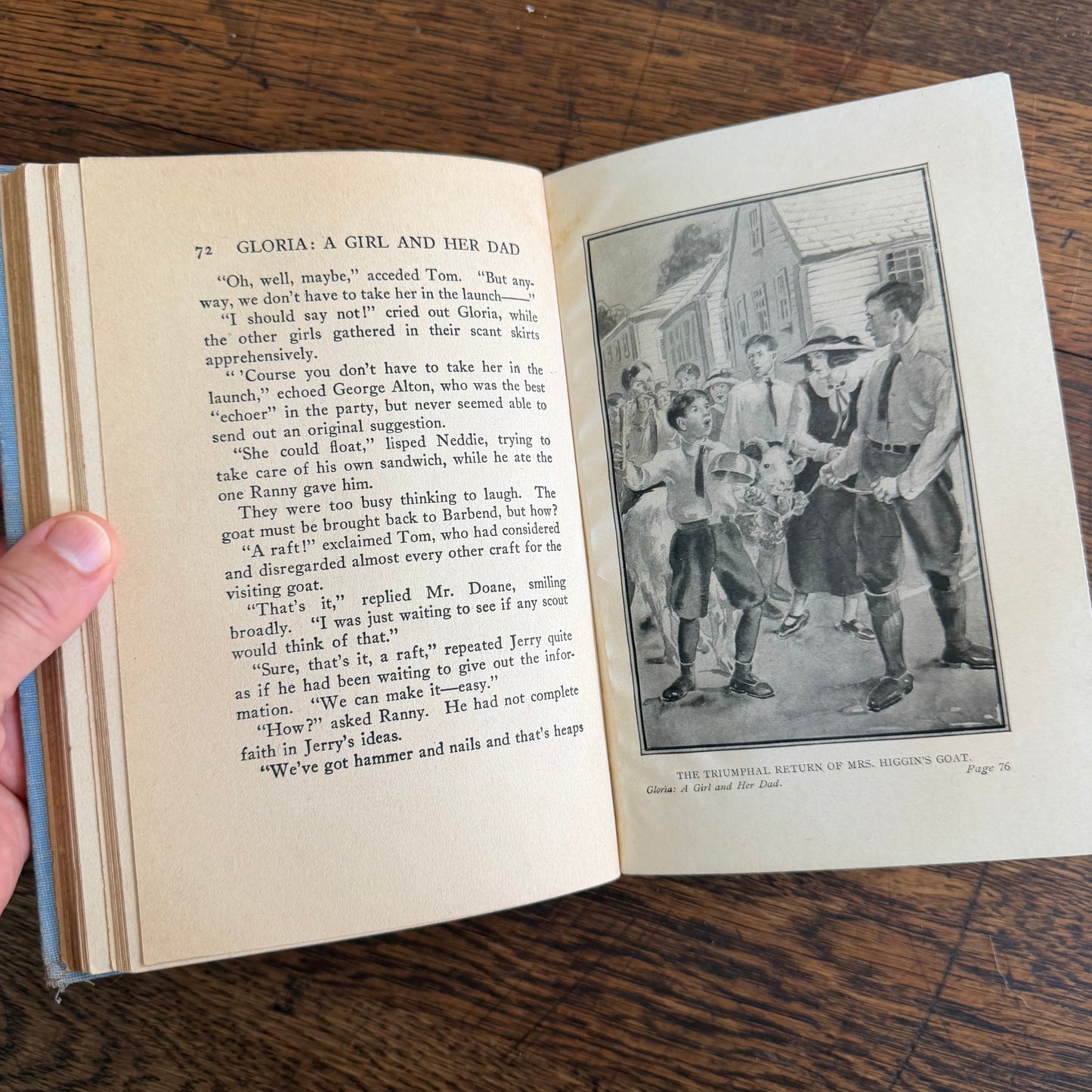 6 Antique Fiction Books in Fabulous Shades of Blue - 1900-1925 - Lillian Garis Laura Lee Hope Gene Stratton Porter, etc.
