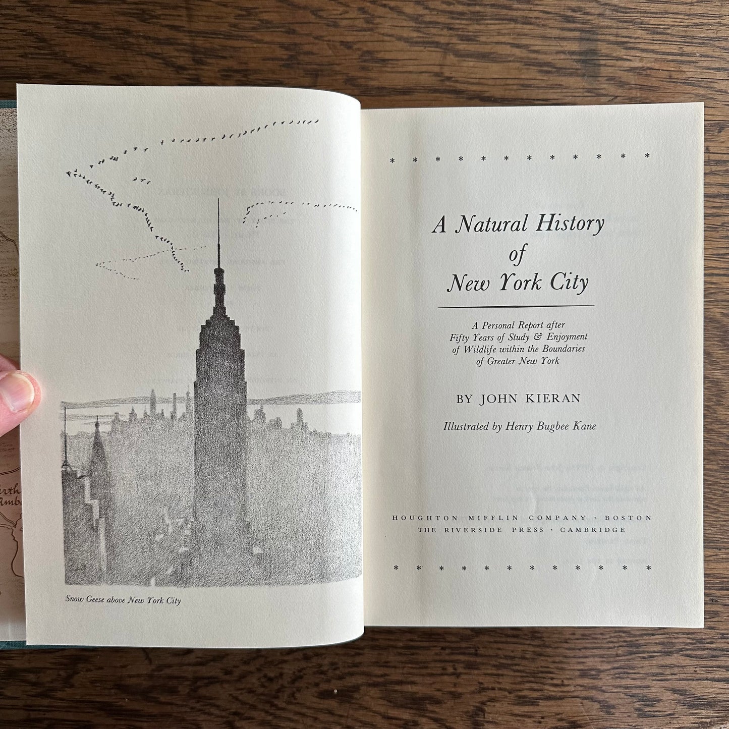 Two Copies of John Kieran's Natural History of New York City, 1959