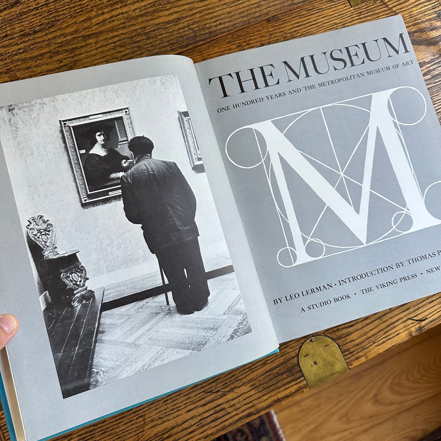 A Set of 4 Vintage Coffee Table Books in Shades of Green and Blue!