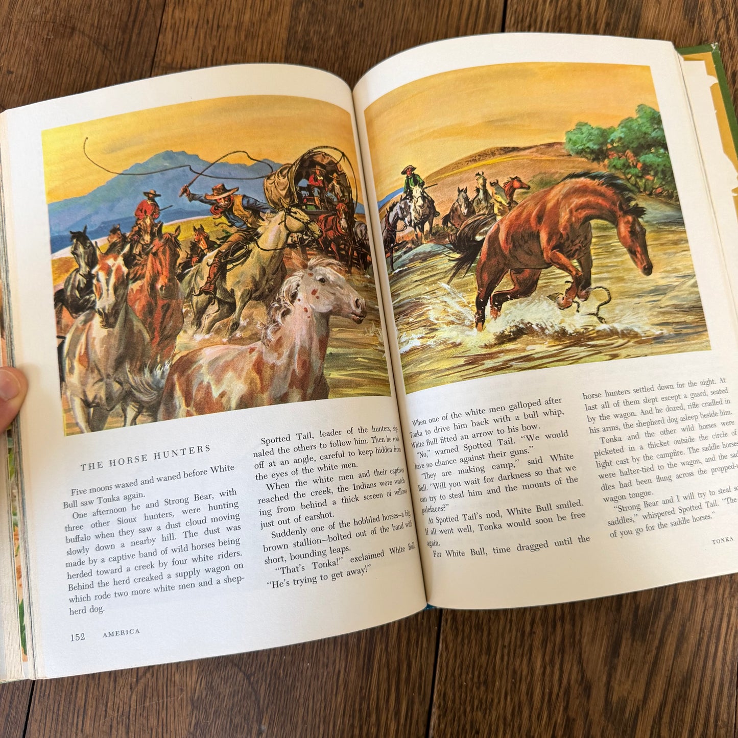 The Wonderful Worlds of Walt Disney: America 1965 Golden Press | Vintage Disney Illustrated Book 256 Pages Americana Travel Story Art Book
