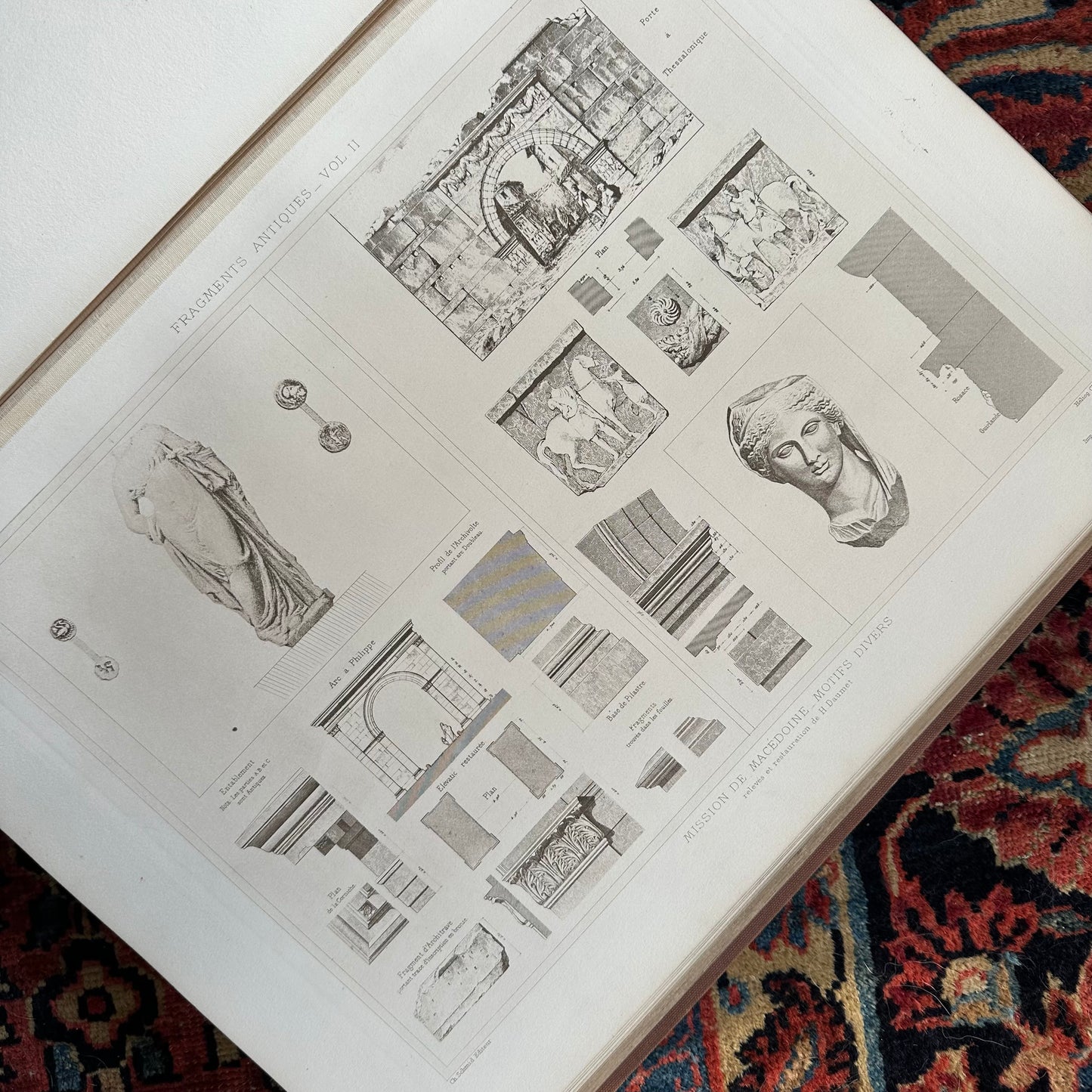 Fragments D’Architecture Antique - 2 Vol. Set - 1897 & 1905