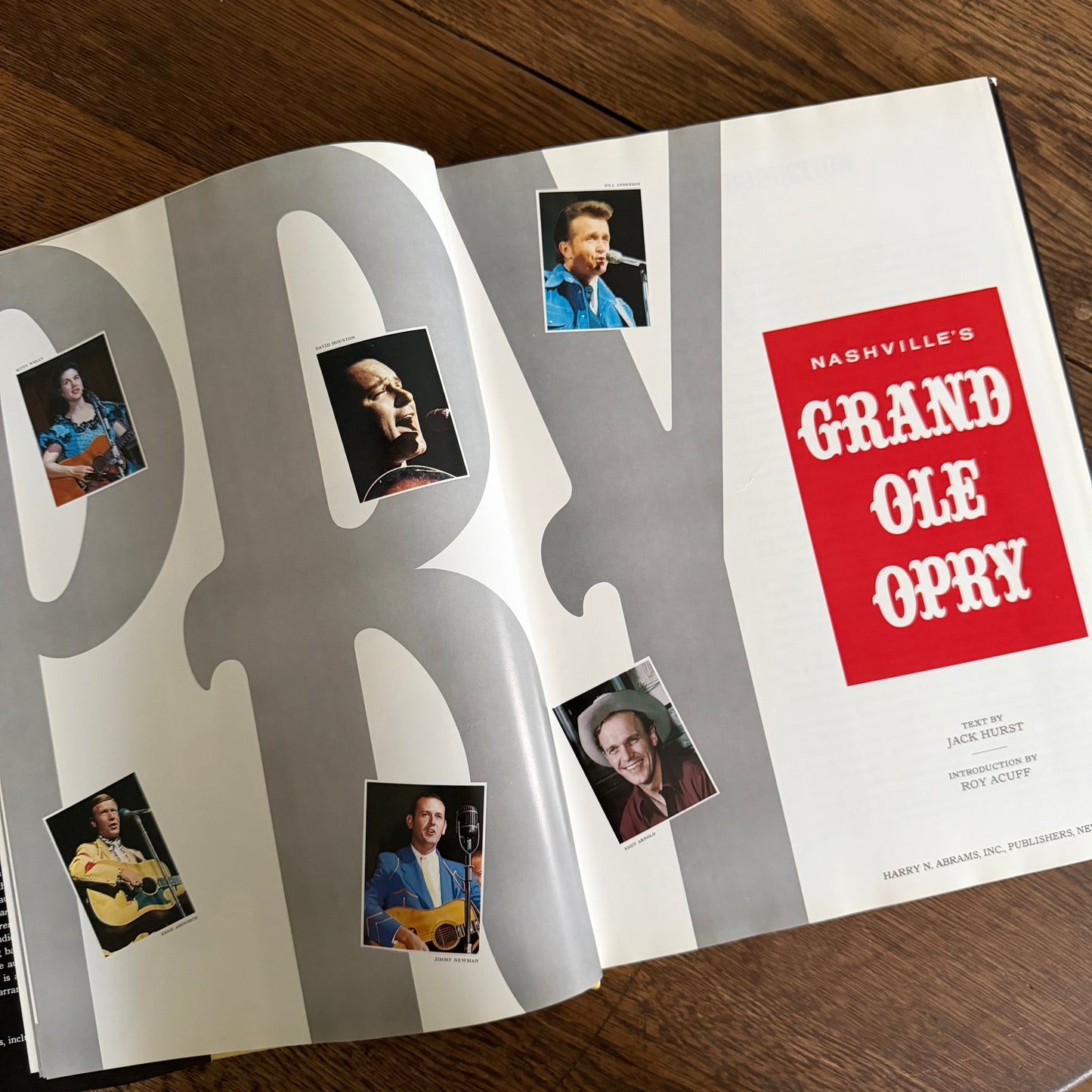Nashville’s Grand Ole Opry by Jack Hurst - 1975 - Harry N. Abrams - Illustrated Country Music History - Giant Vintage Coffee Table Book