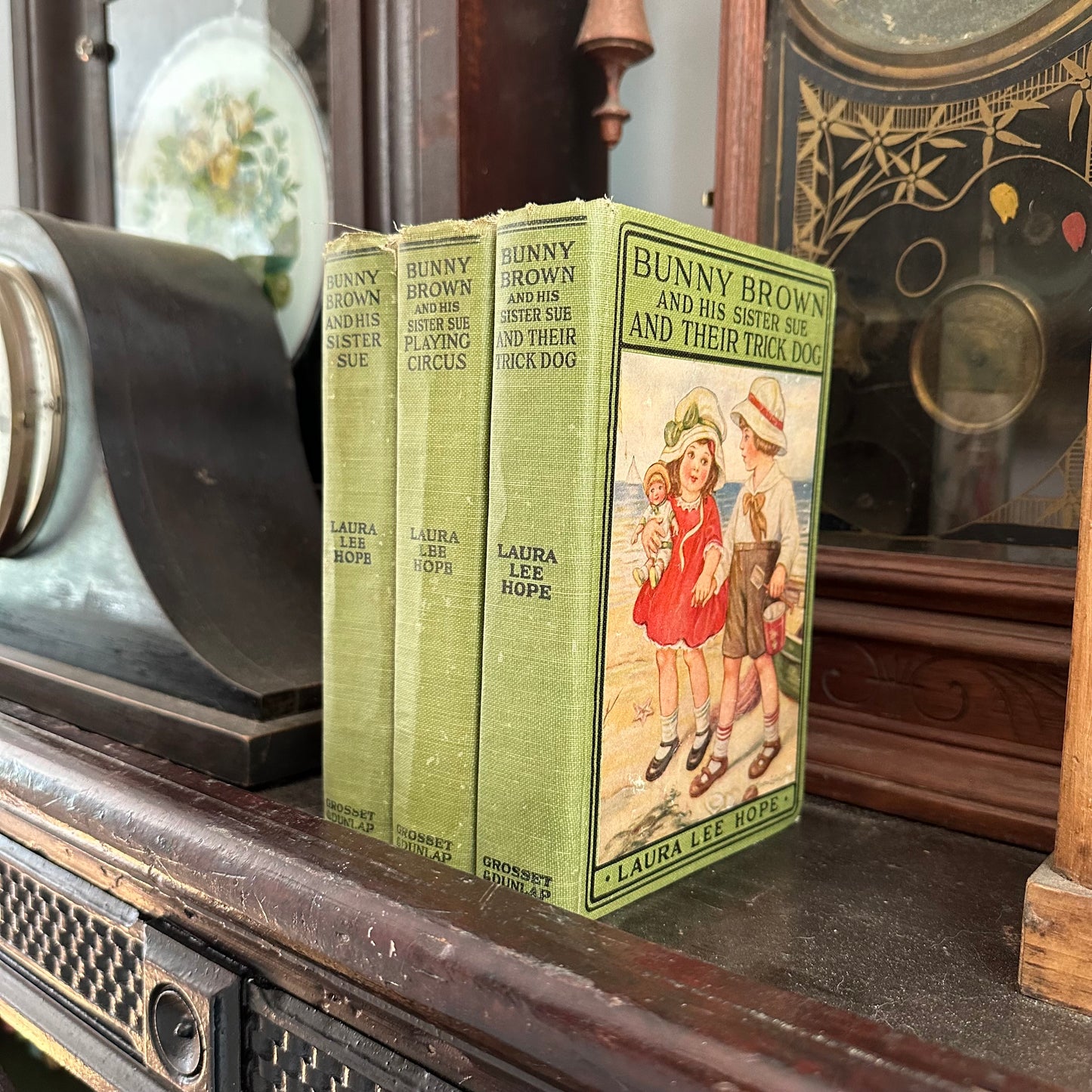 Set of 3 Antique Bunny Brown Children’s Books by Laura Lee Hope