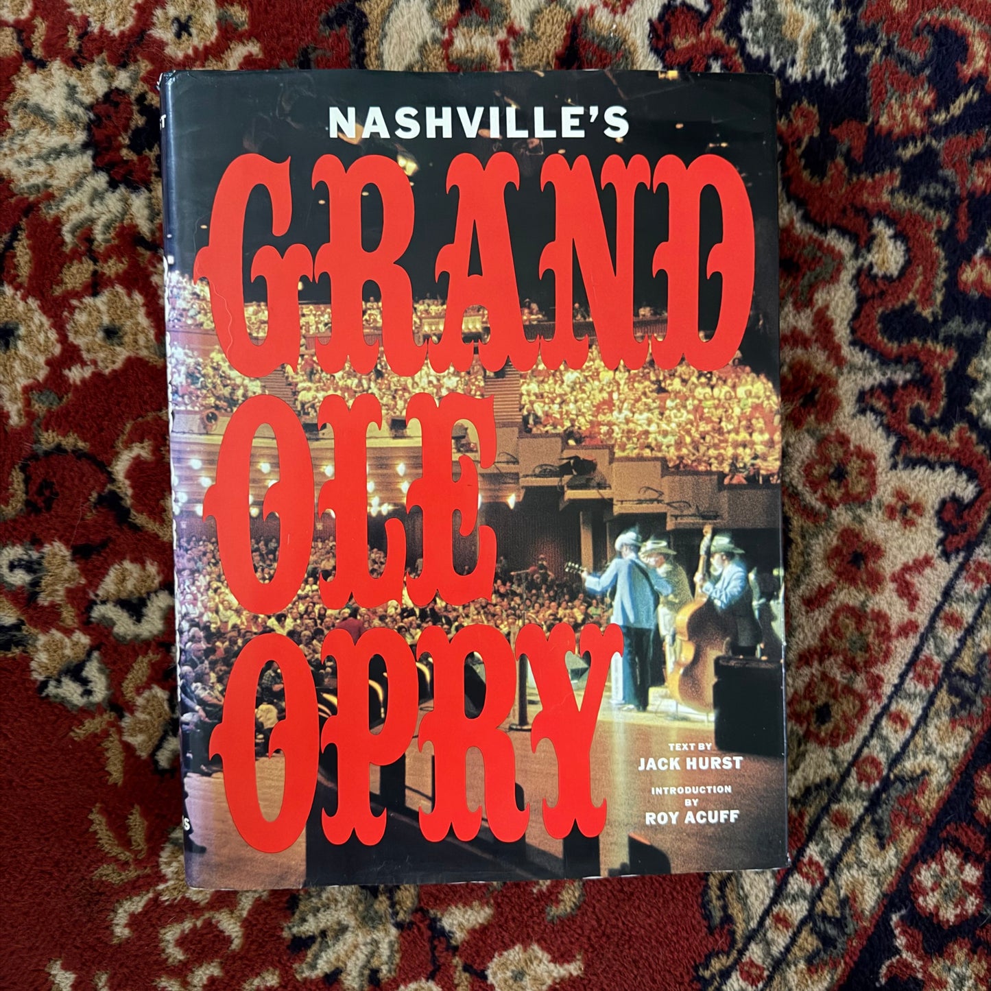 Nashville’s Grand Ole Opry by Jack Hurst - 1975 - Harry N. Abrams - Illustrated Country Music History - Giant Vintage Coffee Table Book