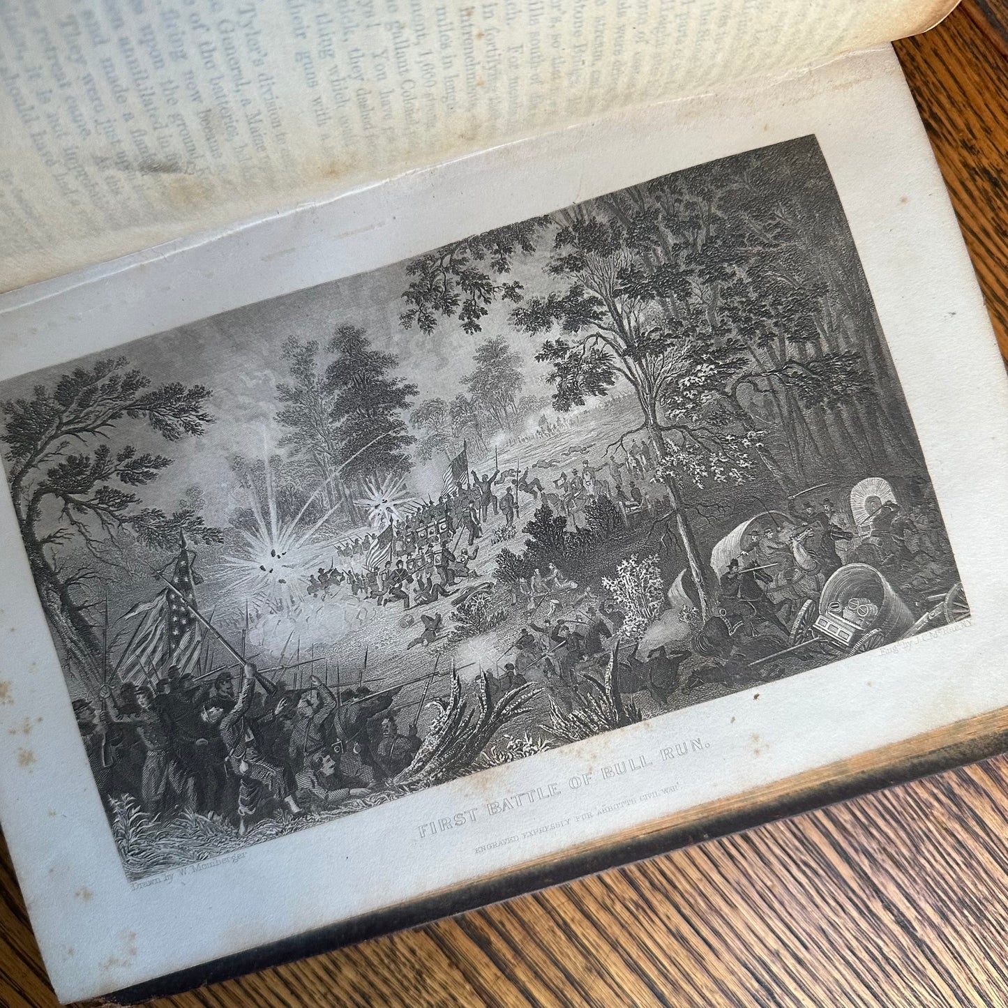 The History of the Civil War in America - A 2-Volume Leather-Bound Set - 1863-1868