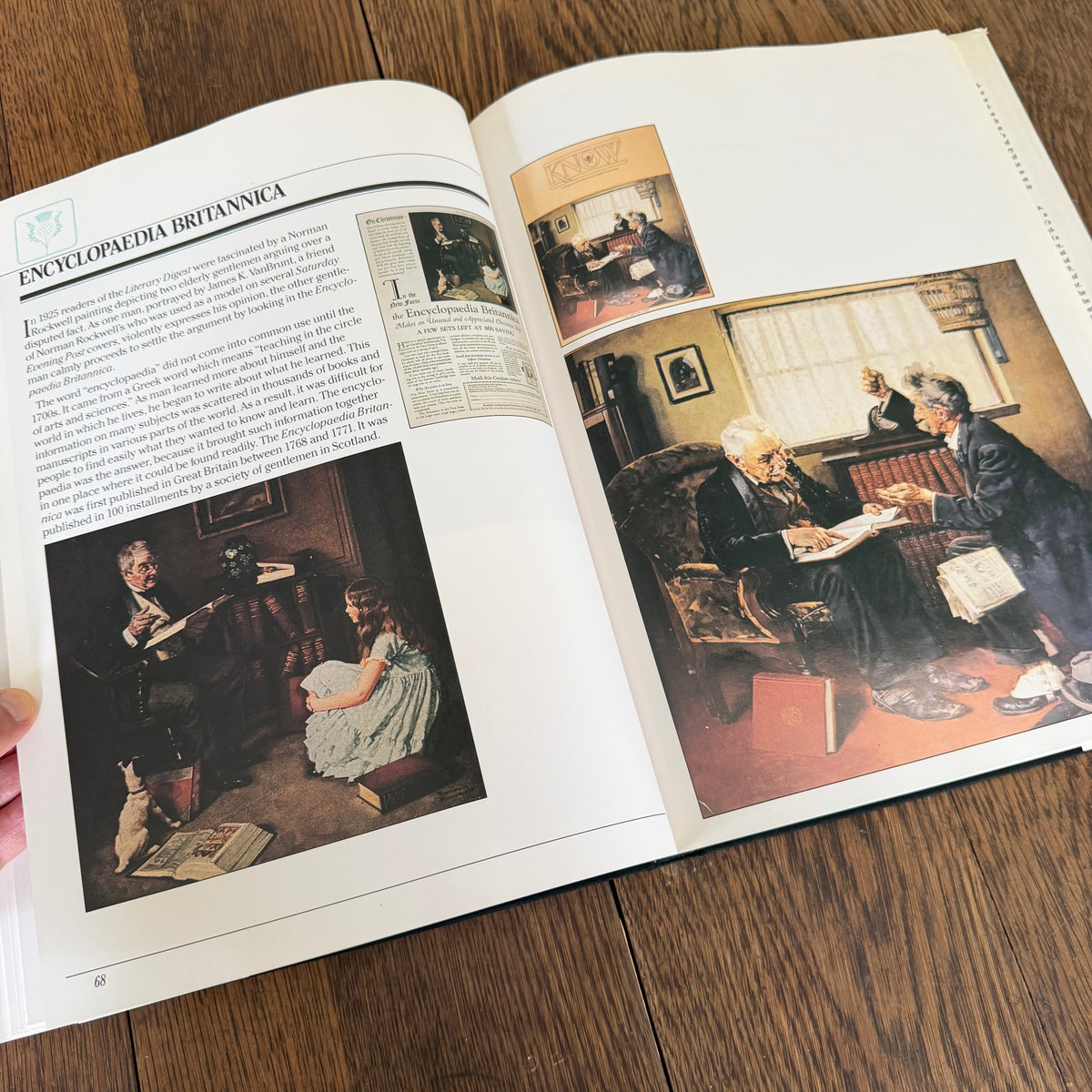 The Advertising World of Norman Rockwell 1986 Harrison House | Oversized Art Book 200+ Color Illustrations Americana Advertising Illustration History