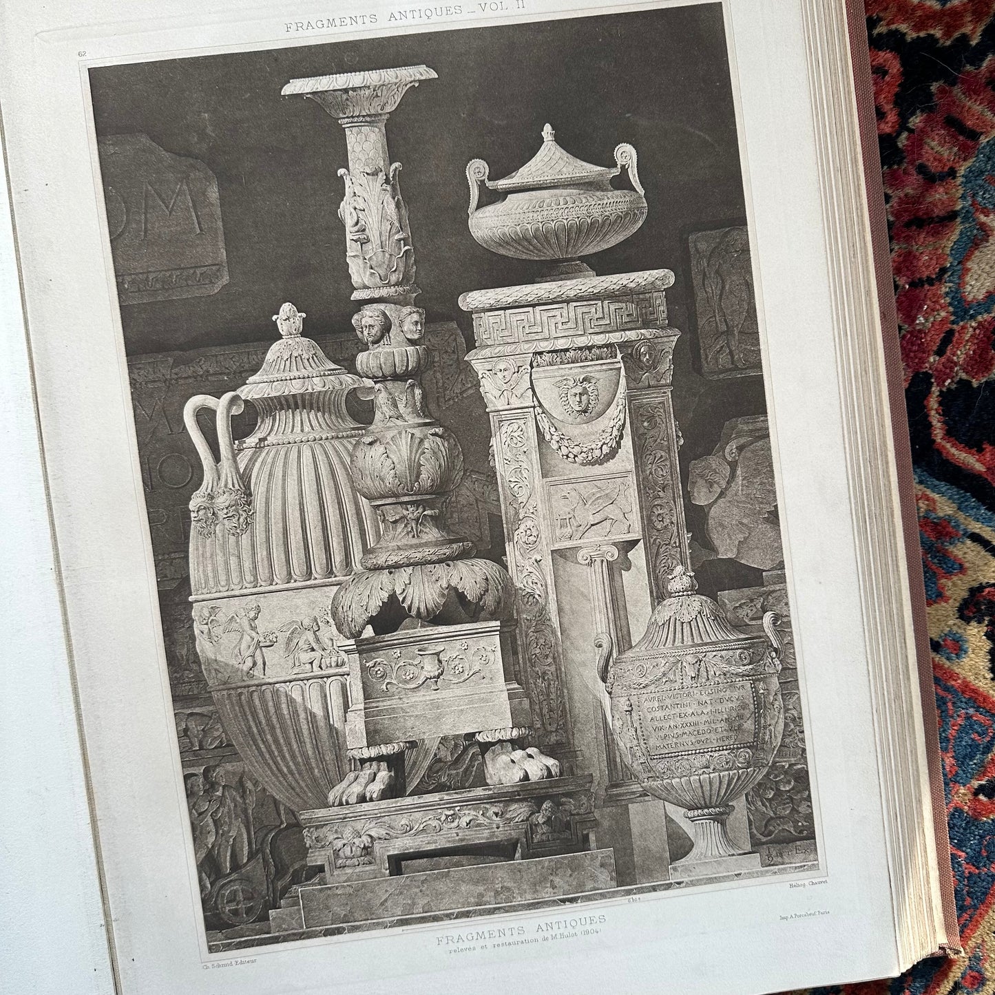 Fragments D’Architecture Antique - 2 Vol. Set - 1897 & 1905