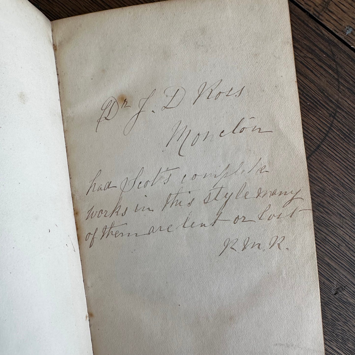 Antique Leather Book Stack | 18th–20th Century Decorative Books | Vintage Library Decor