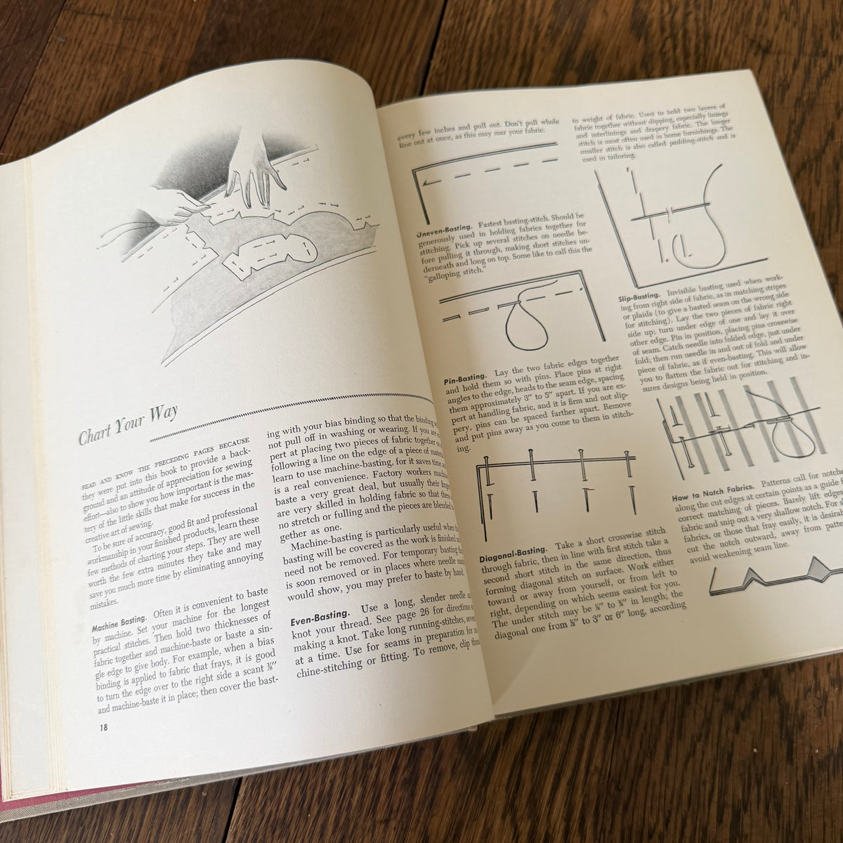 Singer Sewing Book by Mary Brooks Picken - 1951 Vintage Sewing Guide from Singer Sewing Machine Company - Illustrated Hardcover