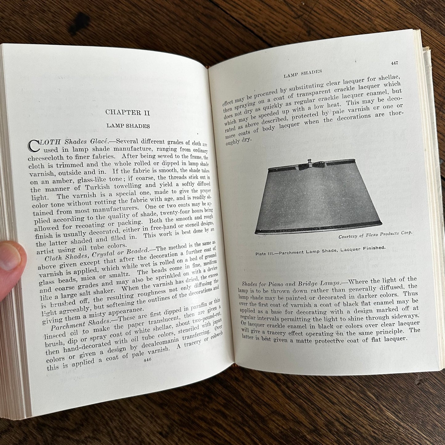 Furniture Finishing, Decoration & Patching, Pattou & Vaughn 1944 Hardcover Book